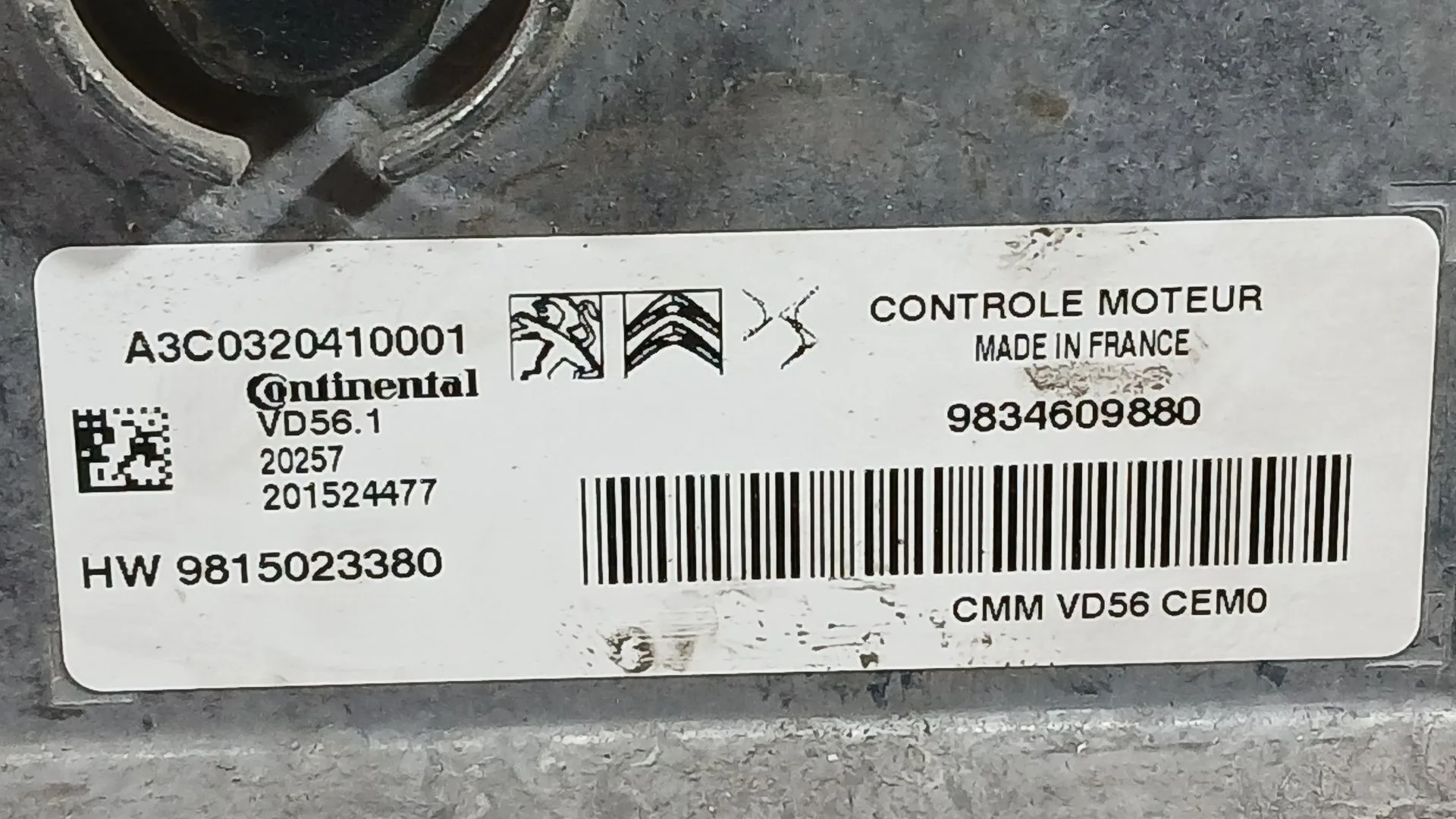 Centralita Motor Uce para Peugeot 2008 Ii (Ud_, Us_, Uy_, Uj_, Ur_, Uc_)
