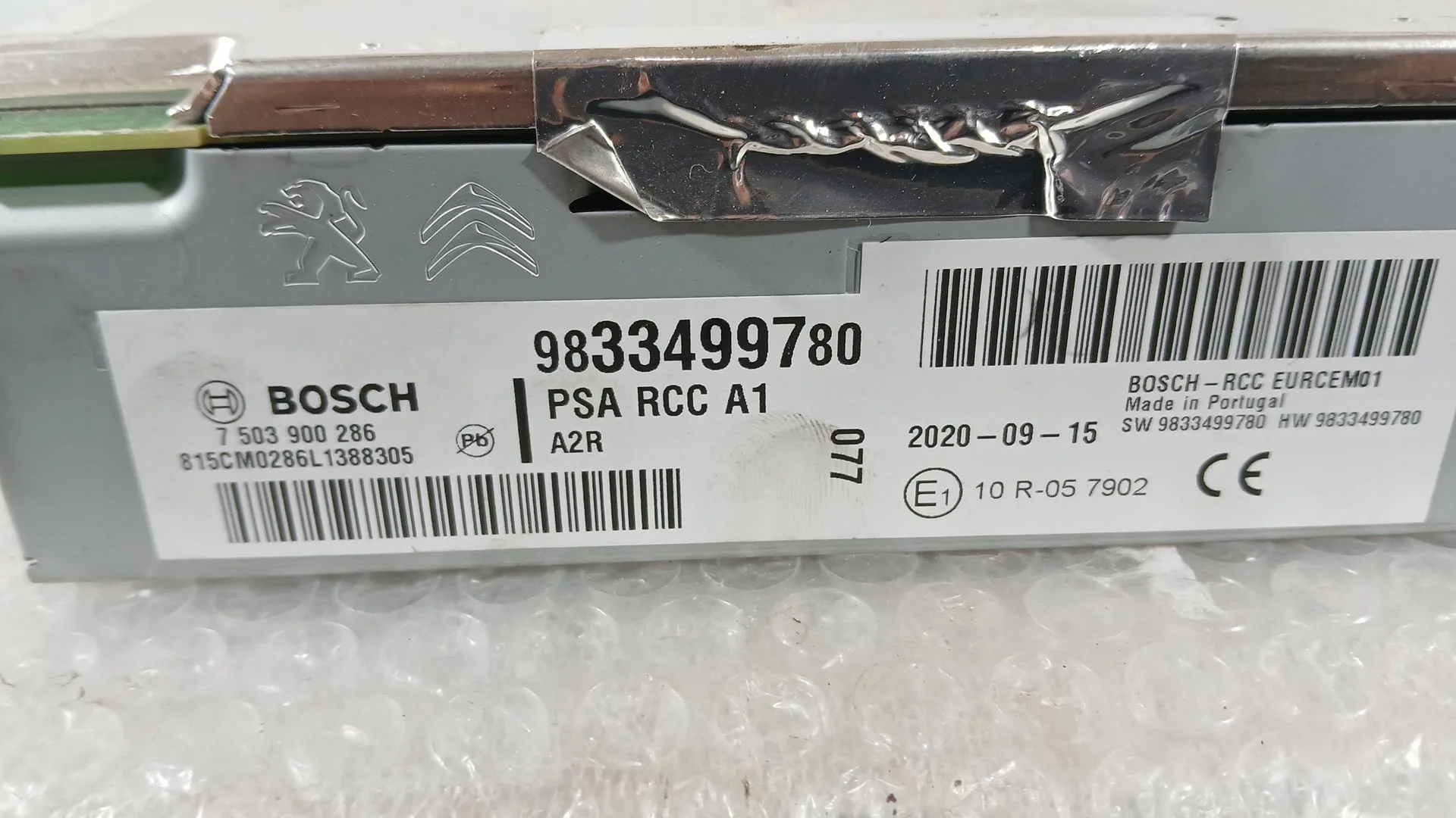 Sistema Audio / Radio para Peugeot 2008 Ii (Ud_, Us_, Uy_, Uj_, Ur_, Uc_)