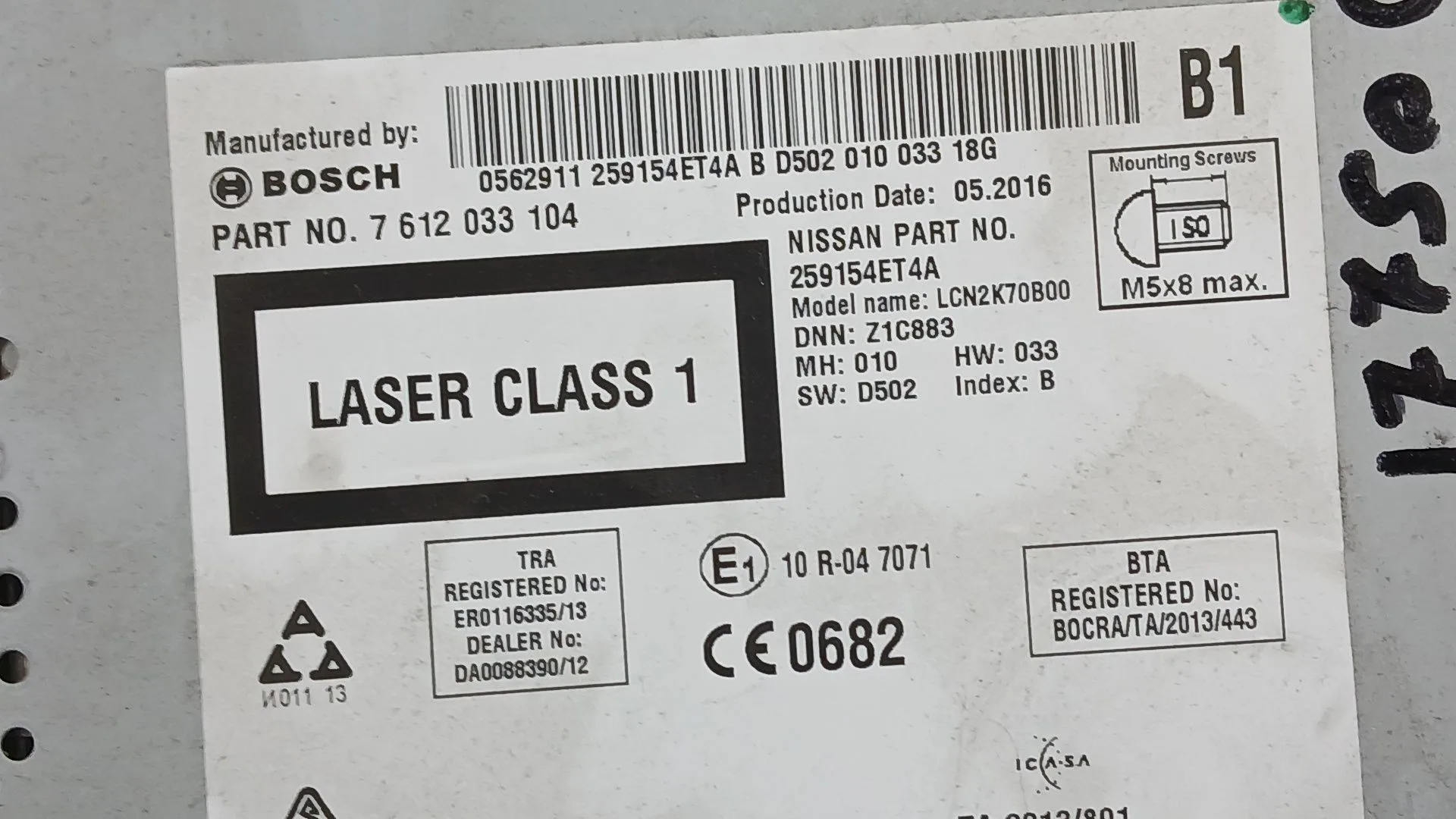 Sistema Navegacion Gps para Nissan Qashqai Ii (J11, J11_)