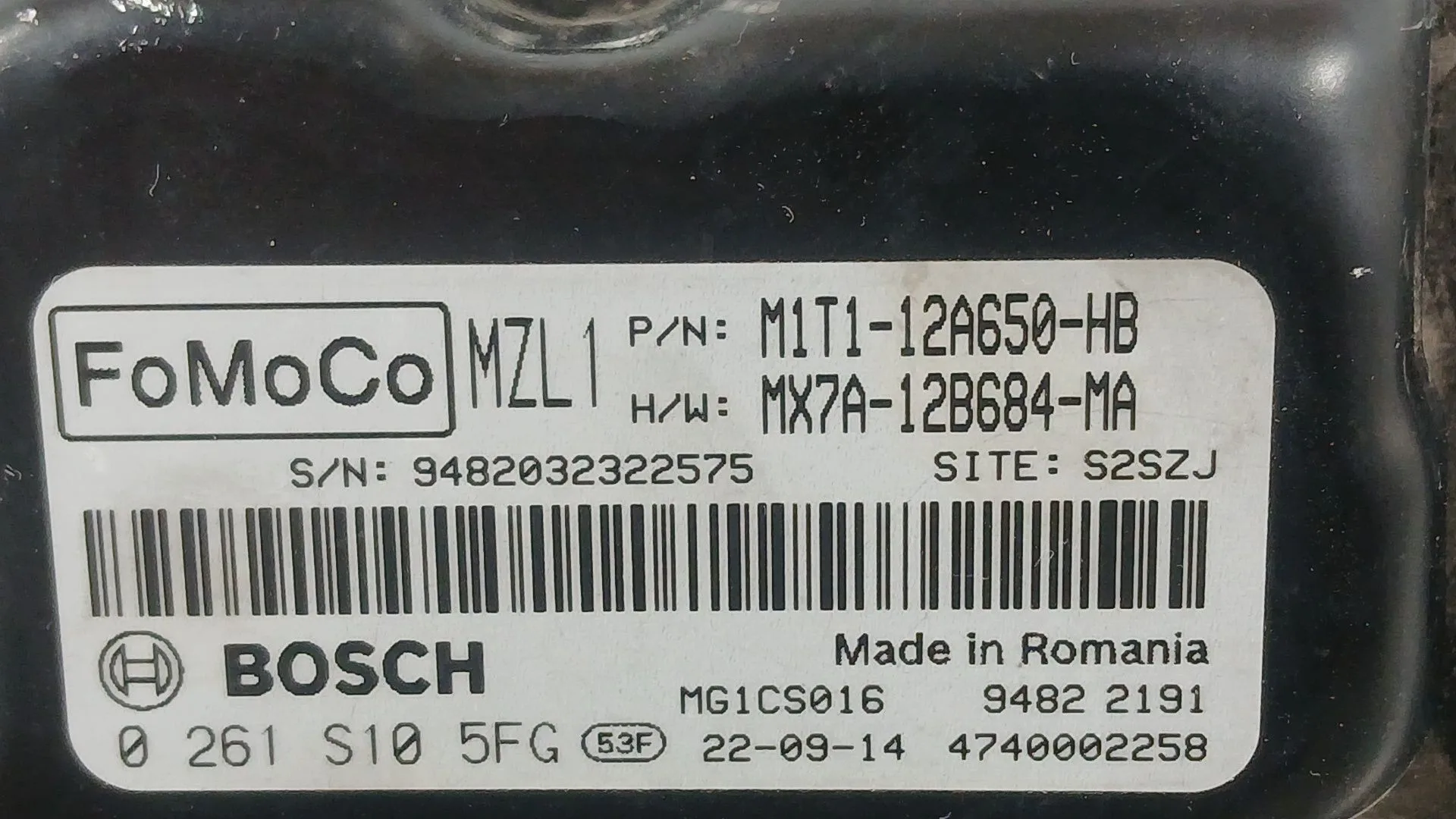 Centralita Motor Uce para Ford Fiesta Vii (Hj, Hf)