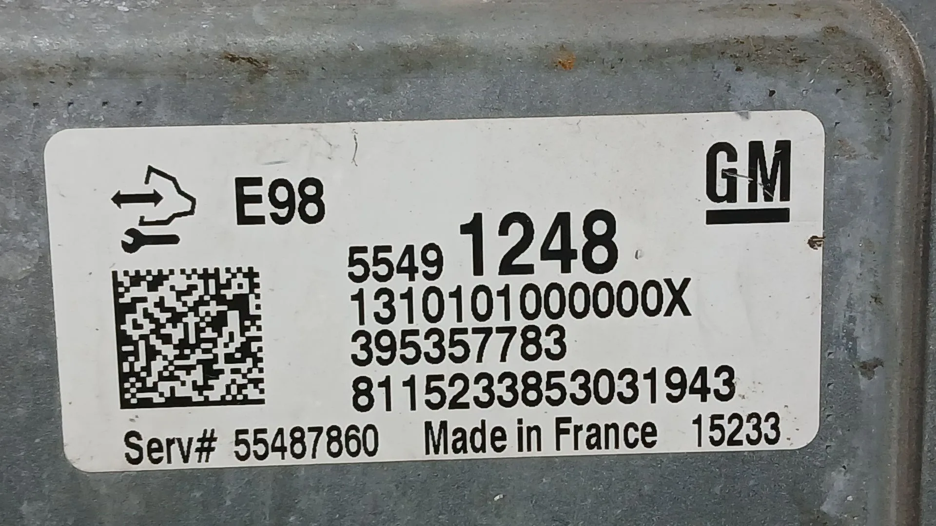 Centralita Motor Uce para Opel Zafira Tourer C (P12)