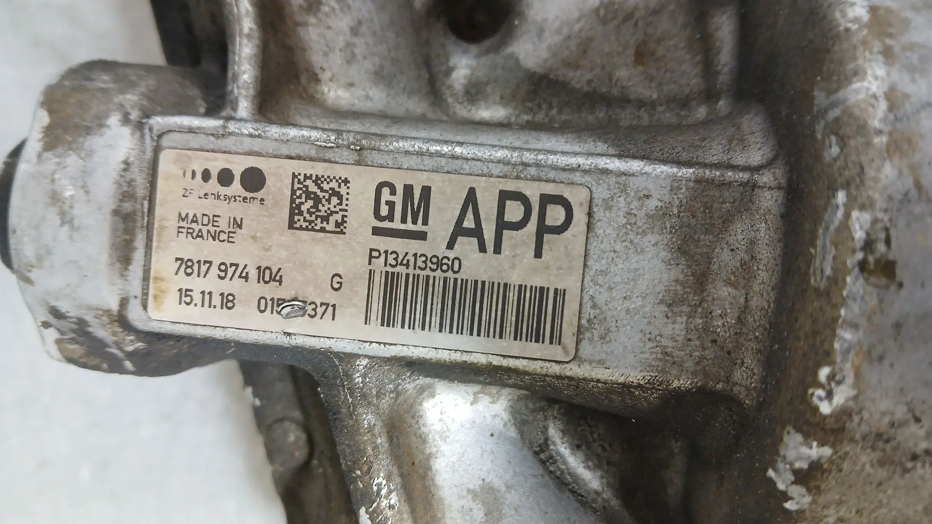Cremallera Direccion para Opel Zafira Tourer C (P12)