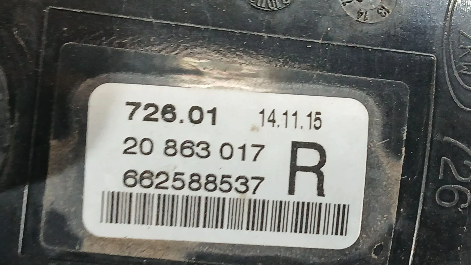 Faro Antiniebla Derecho para Opel Zafira Tourer C (P12)