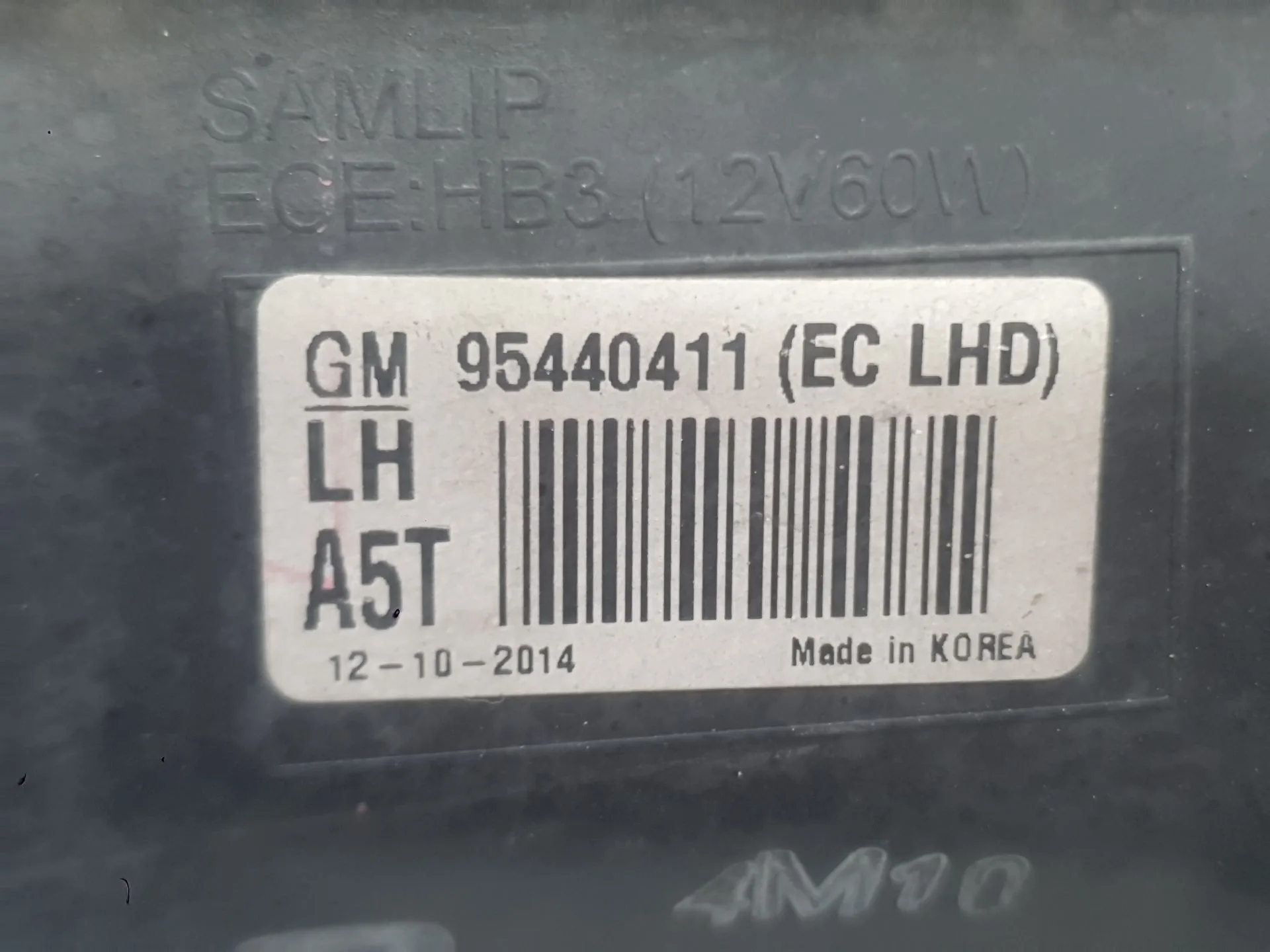 Faro Izquierdo para Opel Mokka / Mokka X (J13)