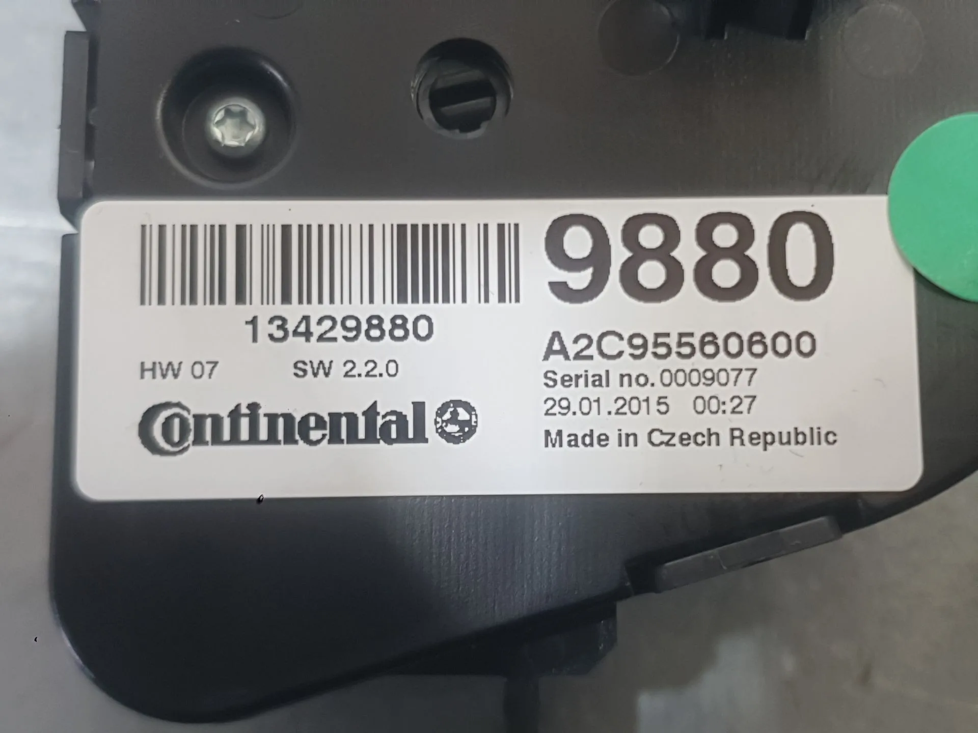 Mando Climatizador para Opel Mokka / Mokka X (J13)