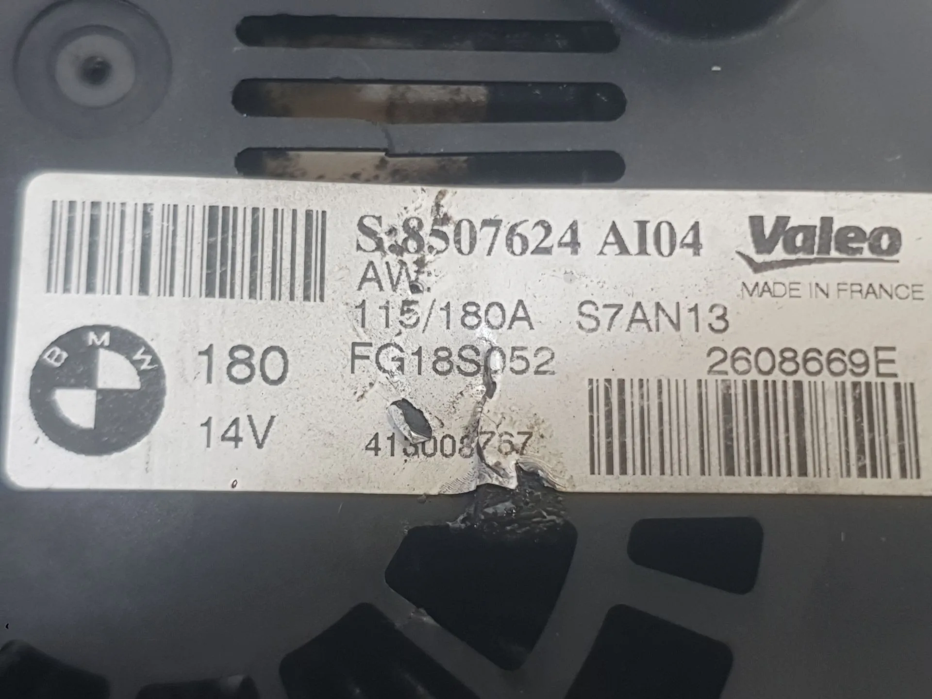Alternador para Bmw X1 (E84)