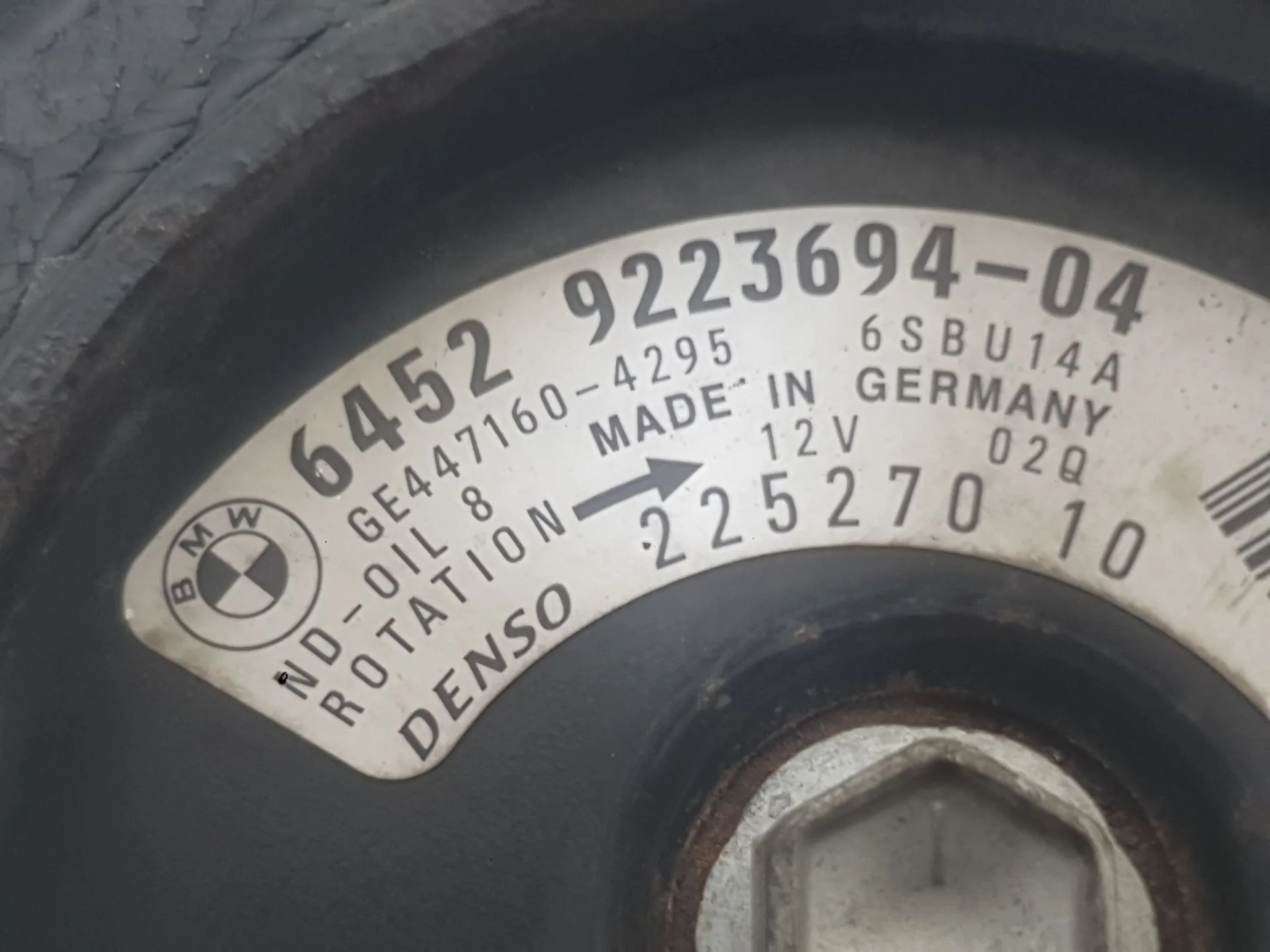Compresor Aire Acondicionado para Bmw X1 (E84)