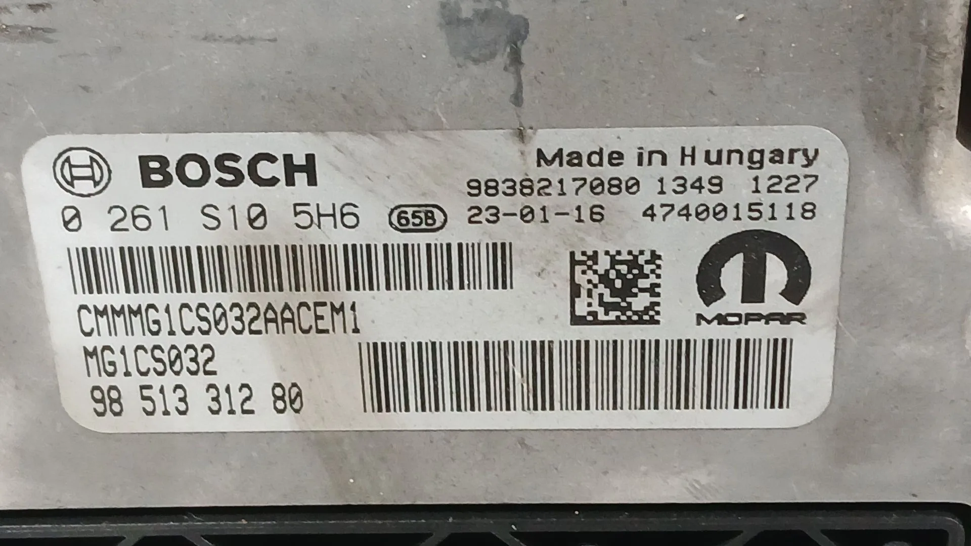 Centralita Motor Uce para Opel Corsa F (P2Jo)