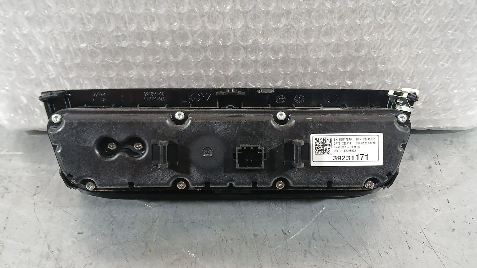 Mando Climatizador para Opel Corsa F (P2Jo)