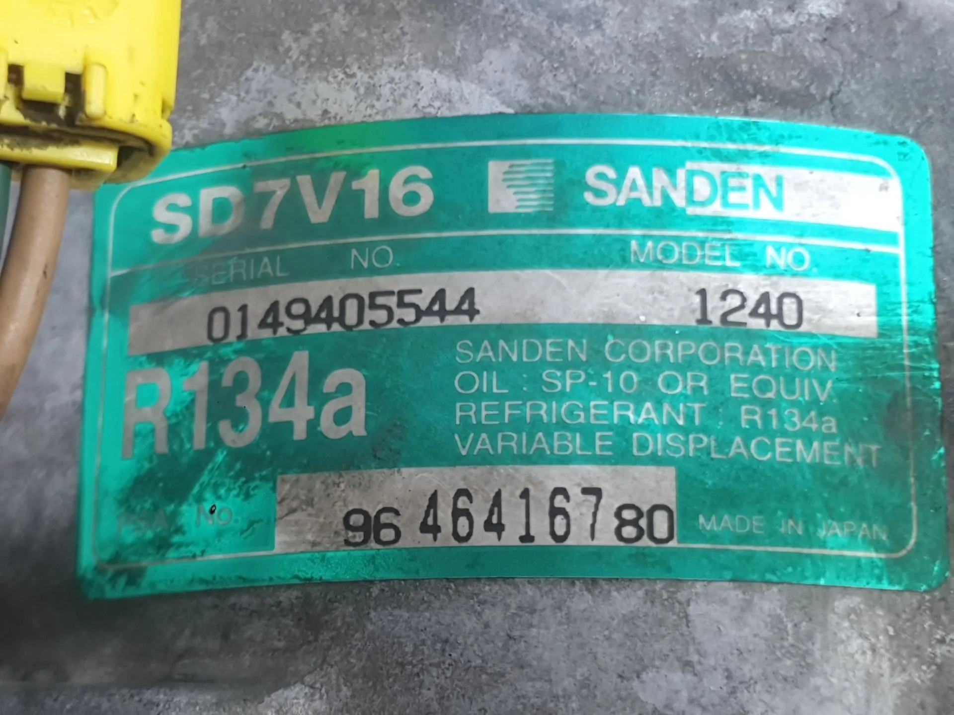 Compresor Aire Acondicionado para Citroën Xsara Picasso (N68)