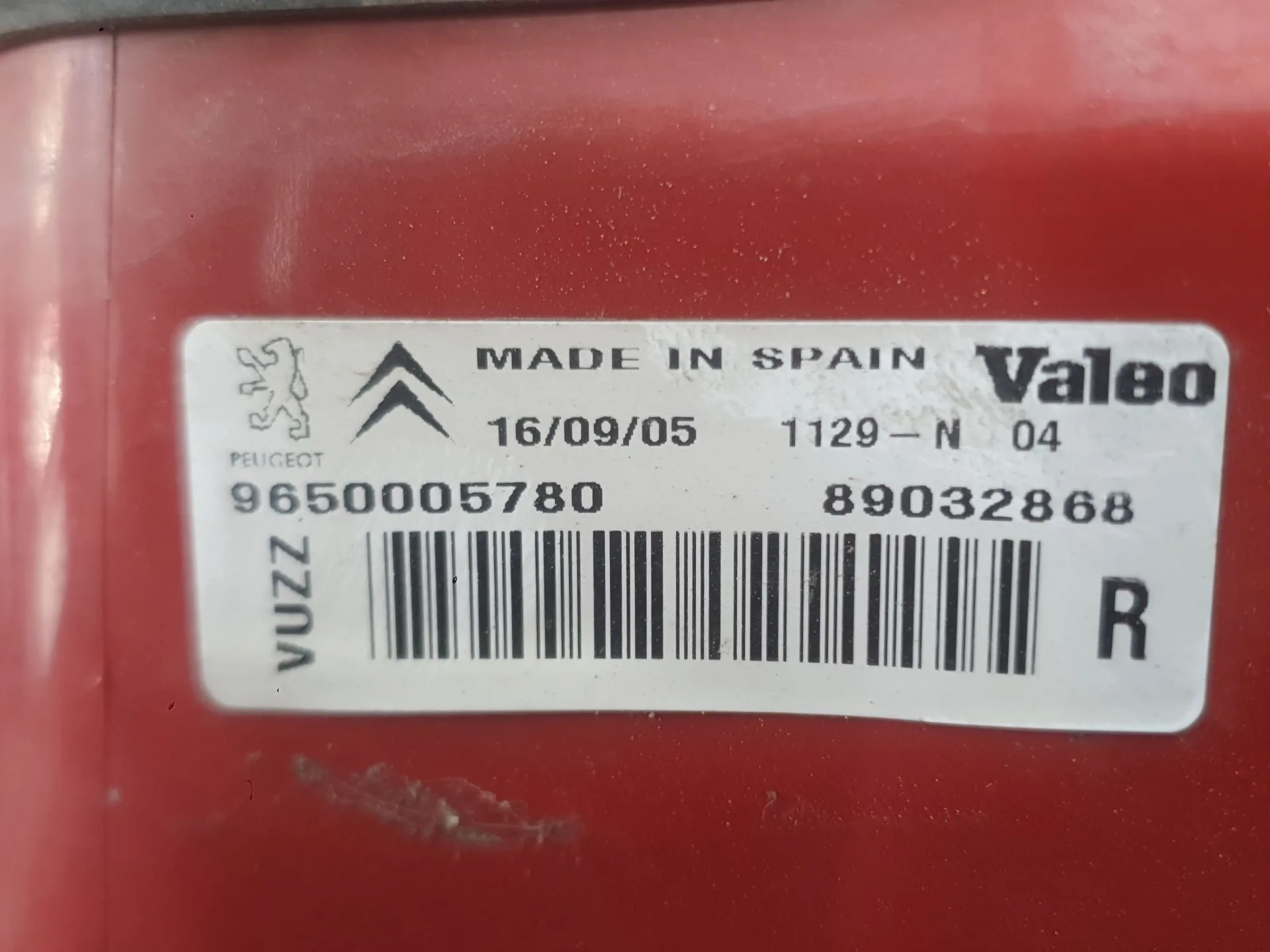 Piloto Trasero Derecho para Citroën Xsara Picasso (N68)