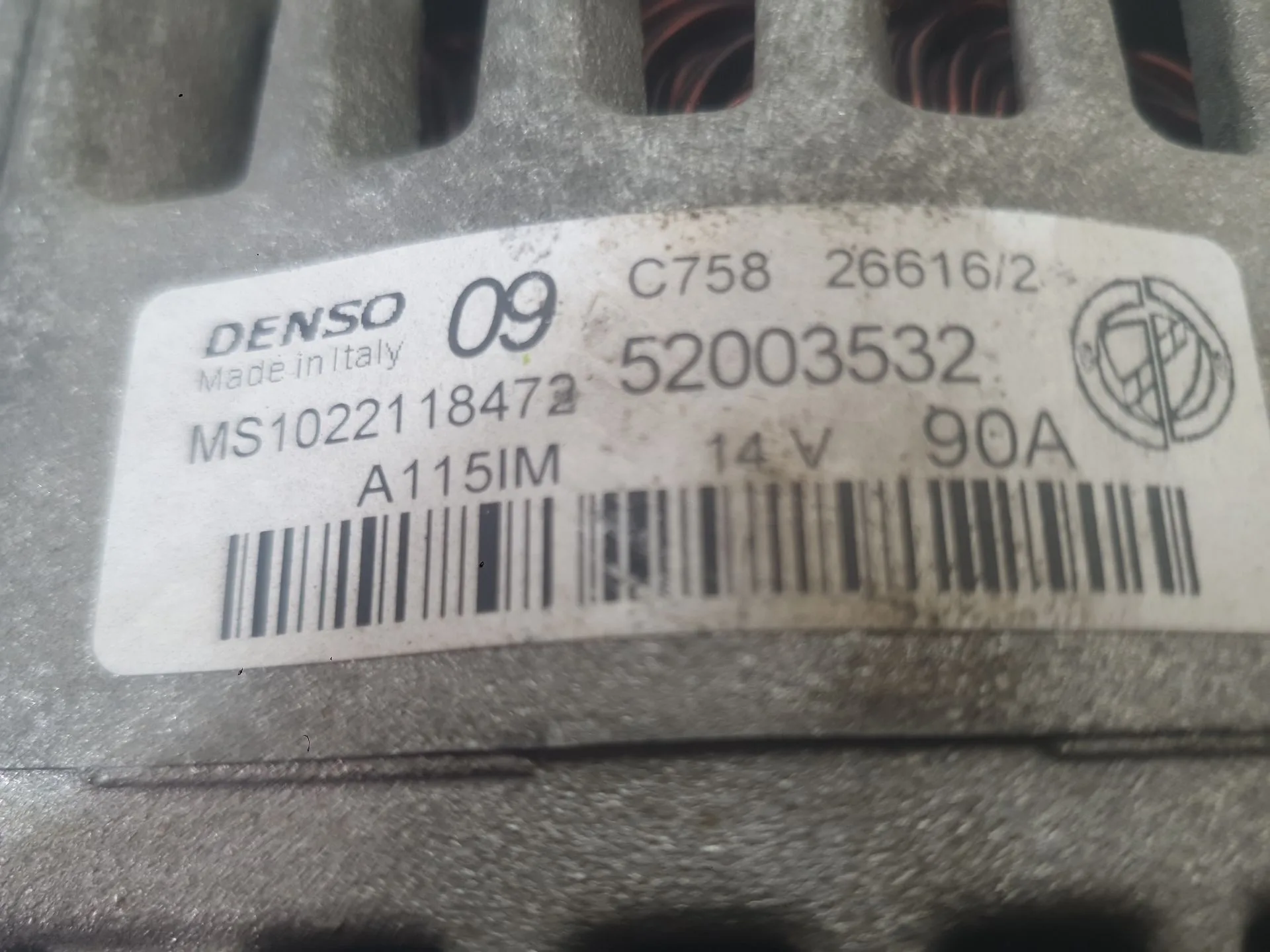 Alternador para Fiat Tipo Sedan (356_, 357_)