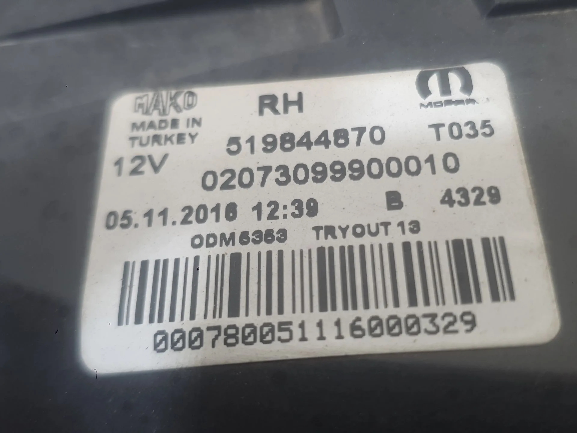 Piloto Trasero Derecho para Fiat Tipo Sedan (356_, 357_)