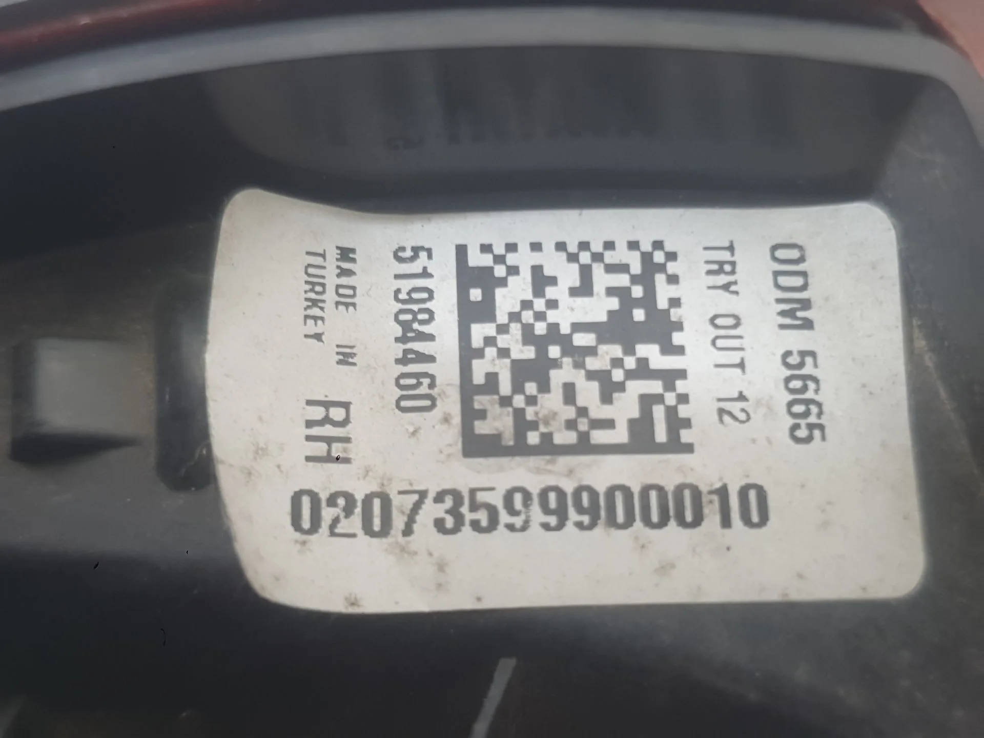 Piloto Trasero Derecho Interior para Fiat Tipo Sedan (356_, 357_)