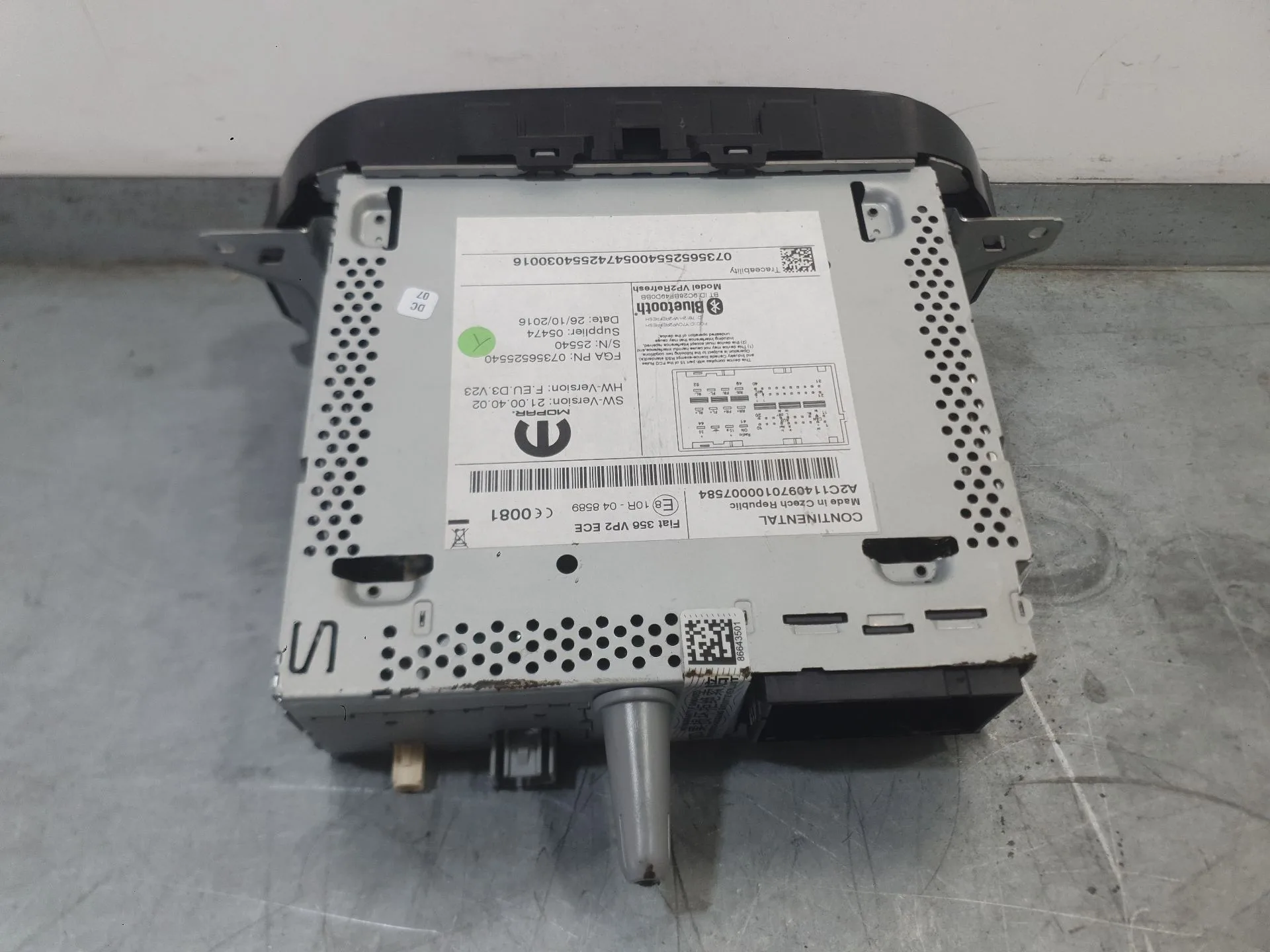 Sistema Navegacion Gps para Fiat Tipo Sedan (356_, 357_)