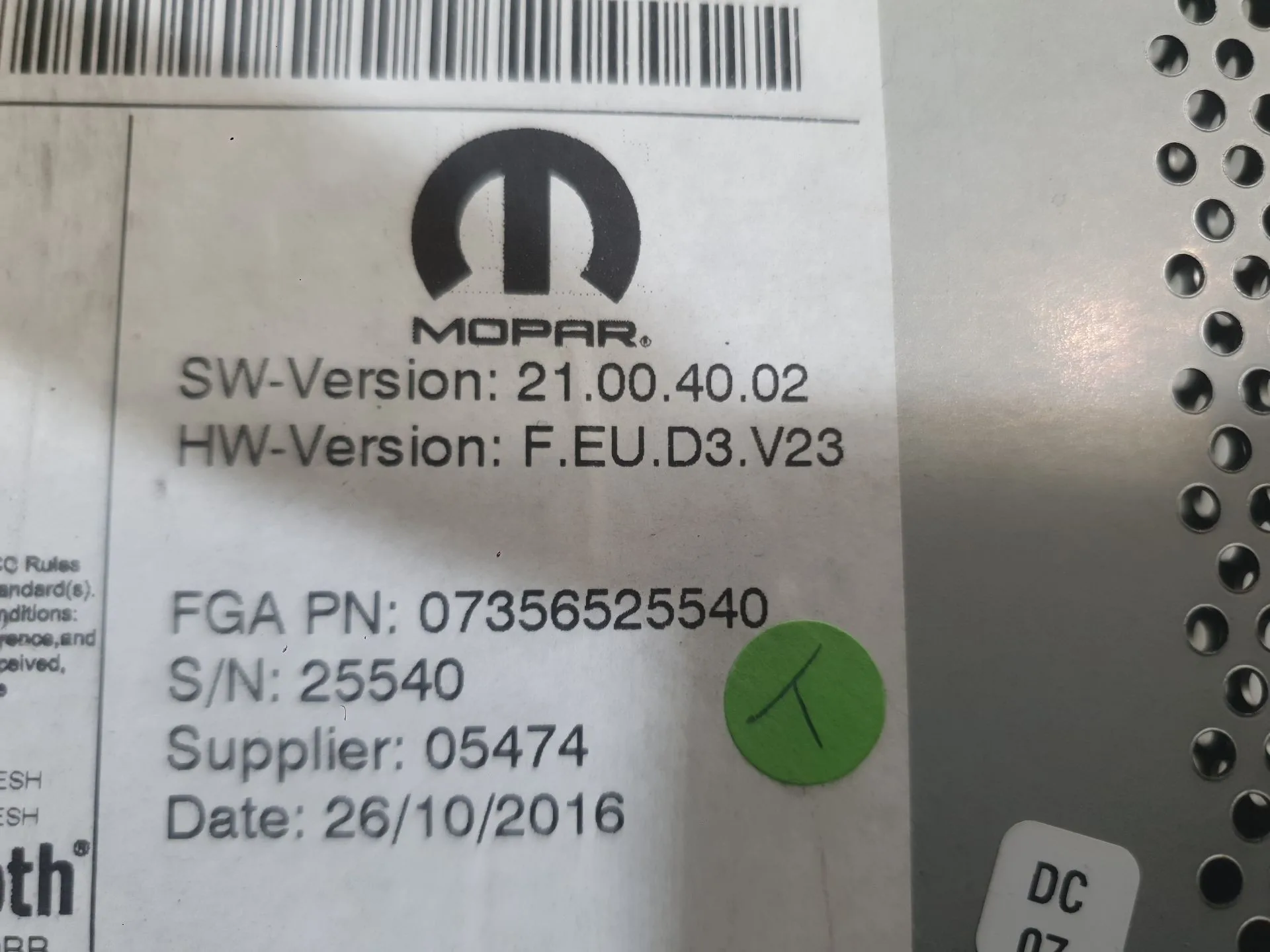Sistema Navegacion Gps para Fiat Tipo Sedan (356_, 357_)