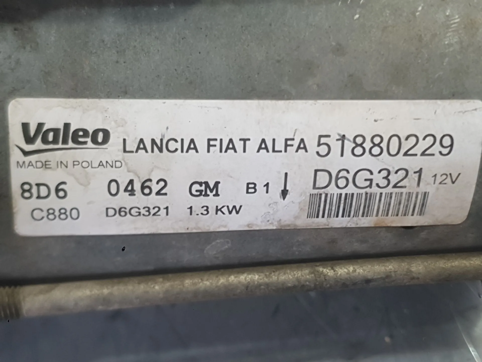 Motor Arranque para Fiat Doblo Cargo (263_)