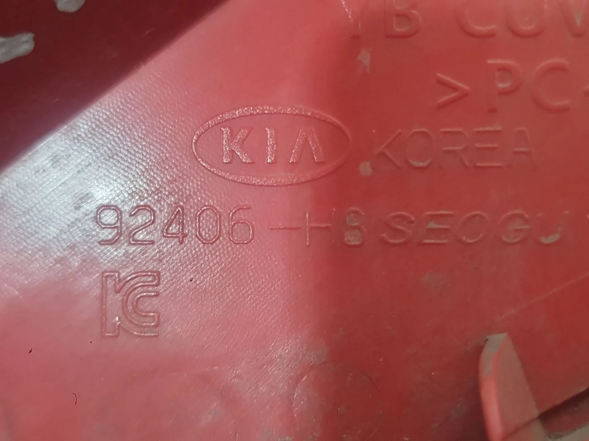 Piloto Trasero Derecho Paragolpes para Kia Stonic (Yb)