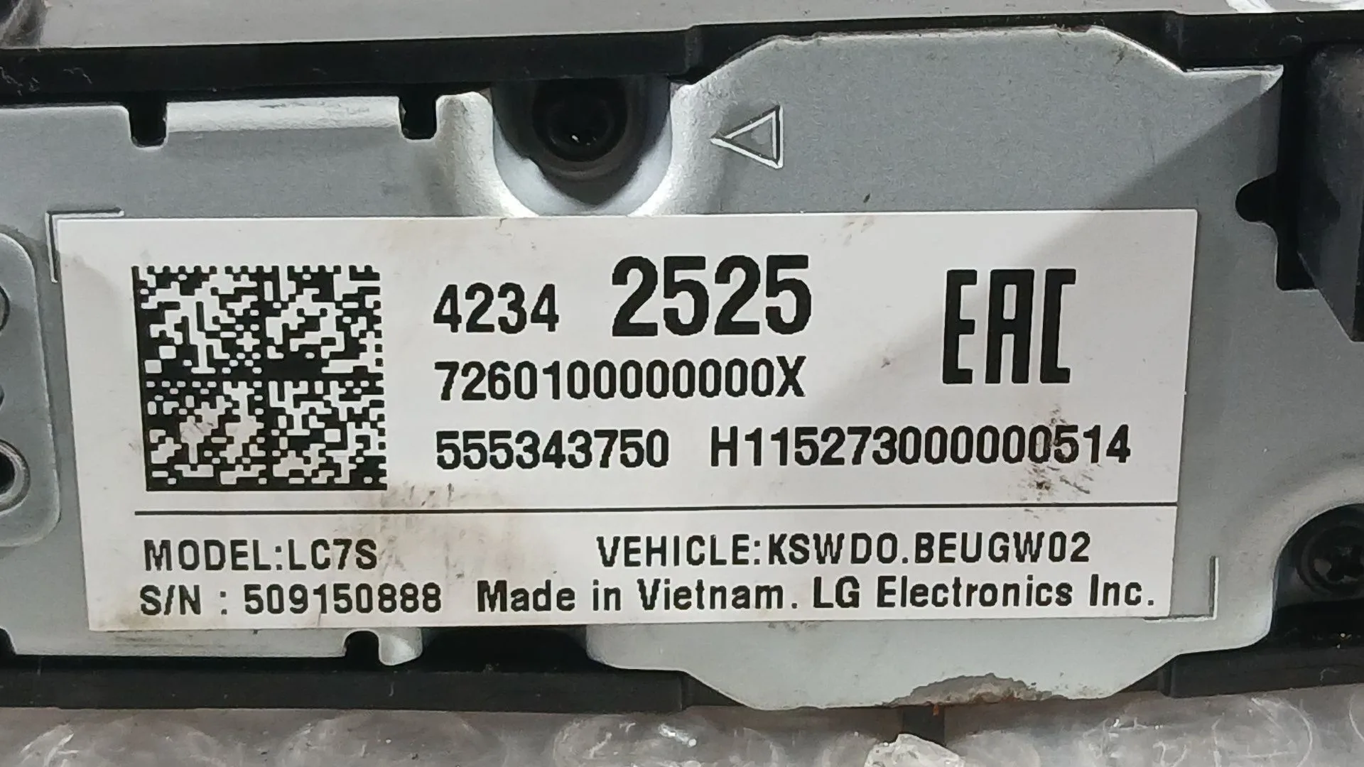 Mando Radio para Opel Astra K (B16)