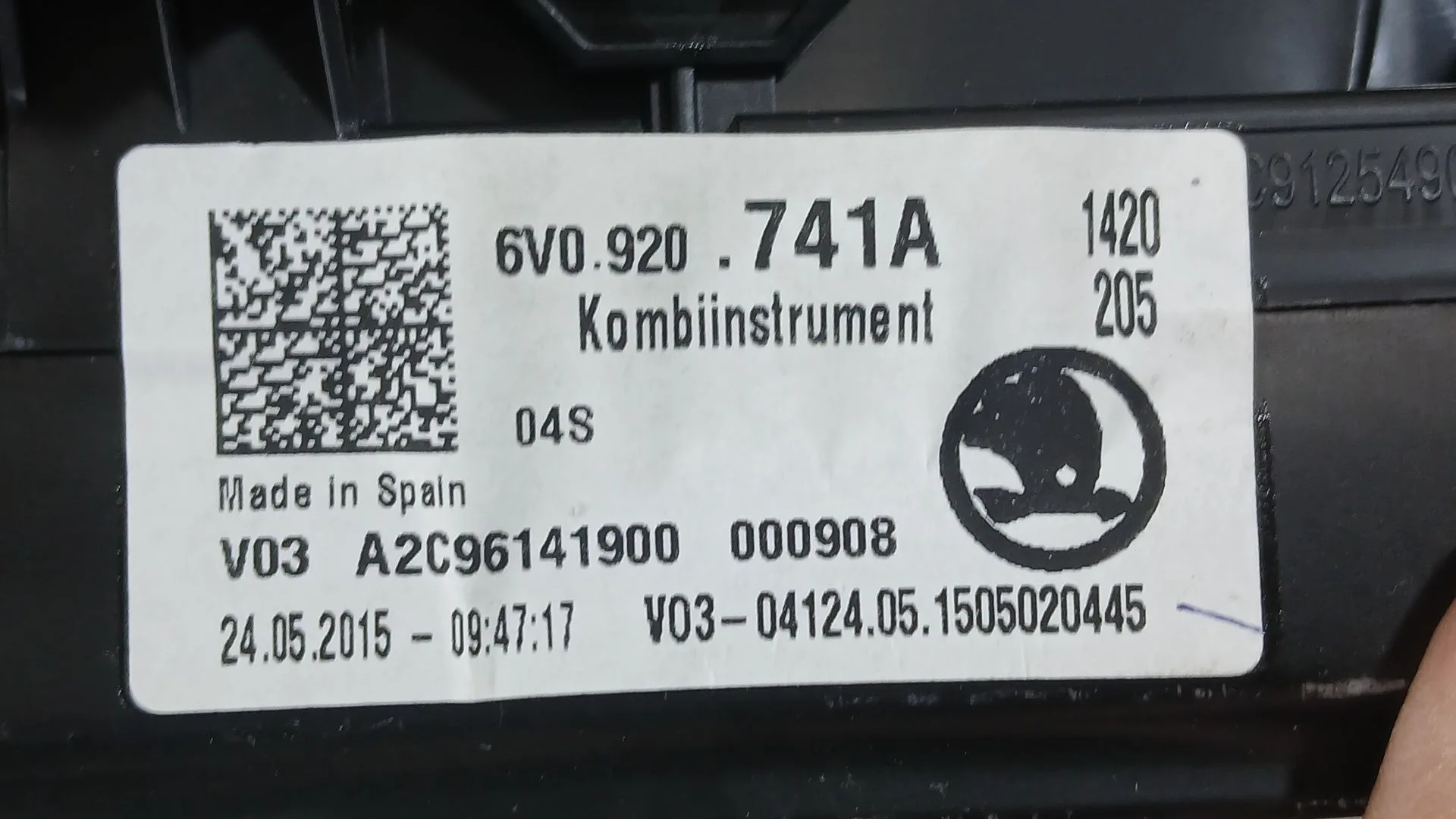 Cuadro Instrumentos para Skoda Fabia Iii (Nj3)