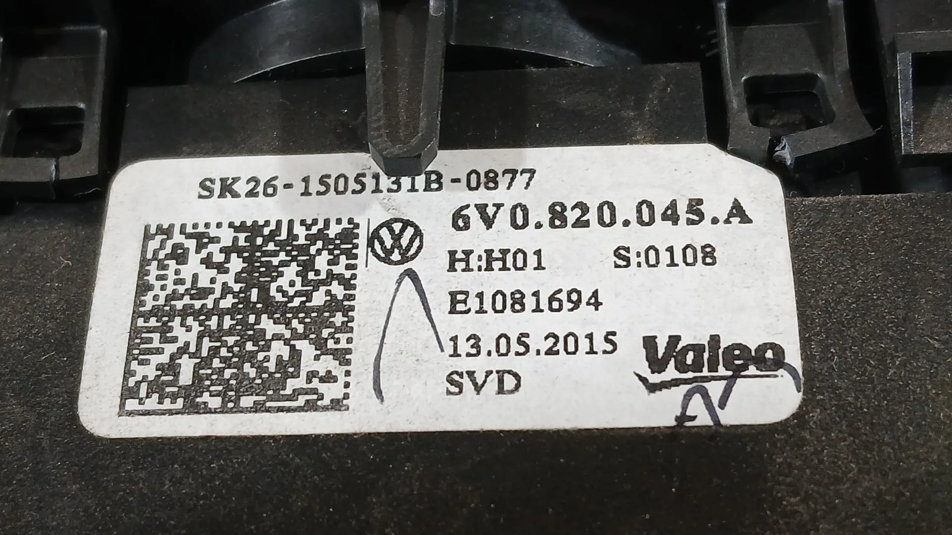 Mando Calefaccion / Aire Acondicionado para Skoda Fabia Iii (Nj3)