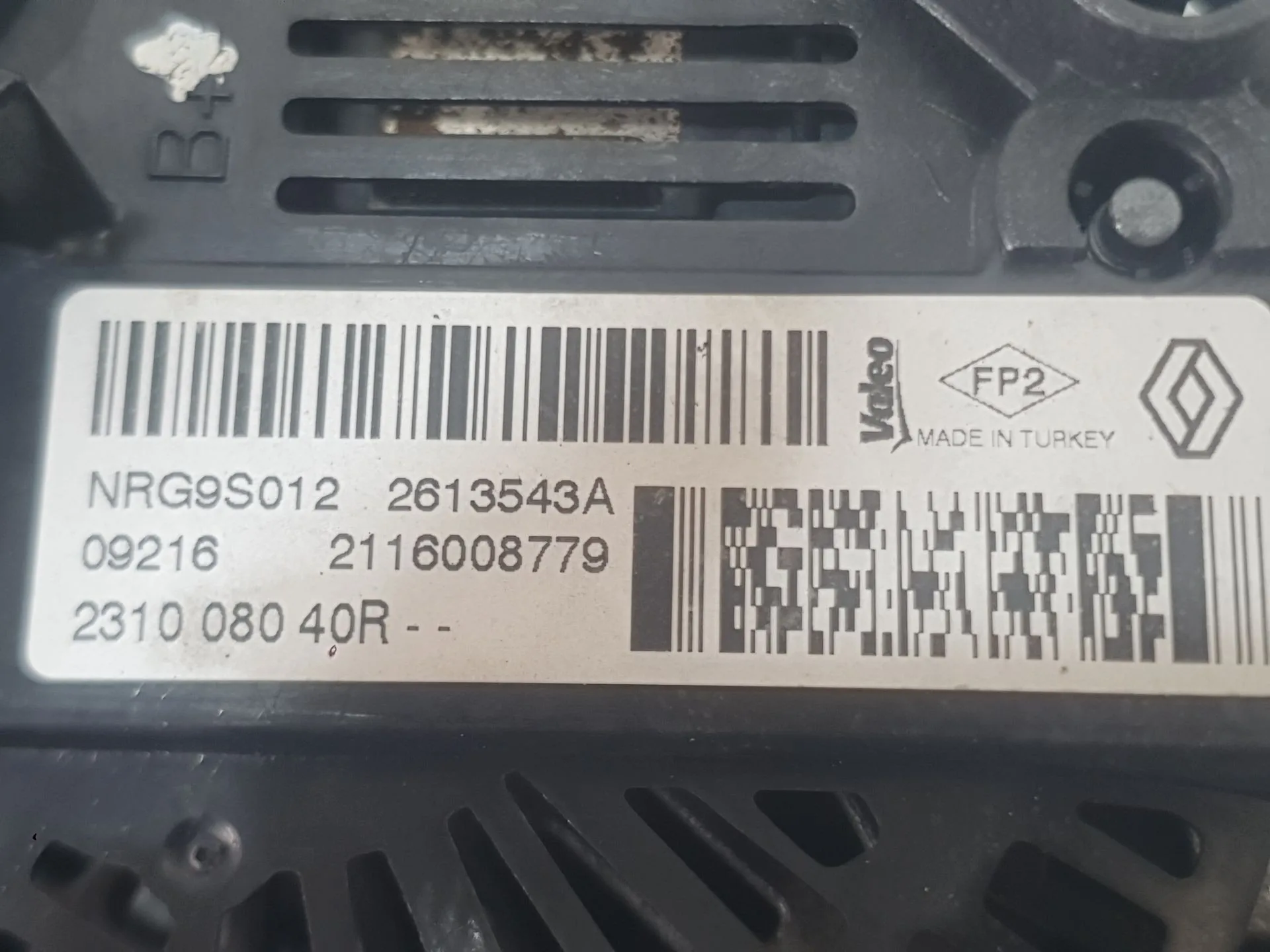 Alternador para Renault Megane Iv Hatchback (B9A/M/N_)
