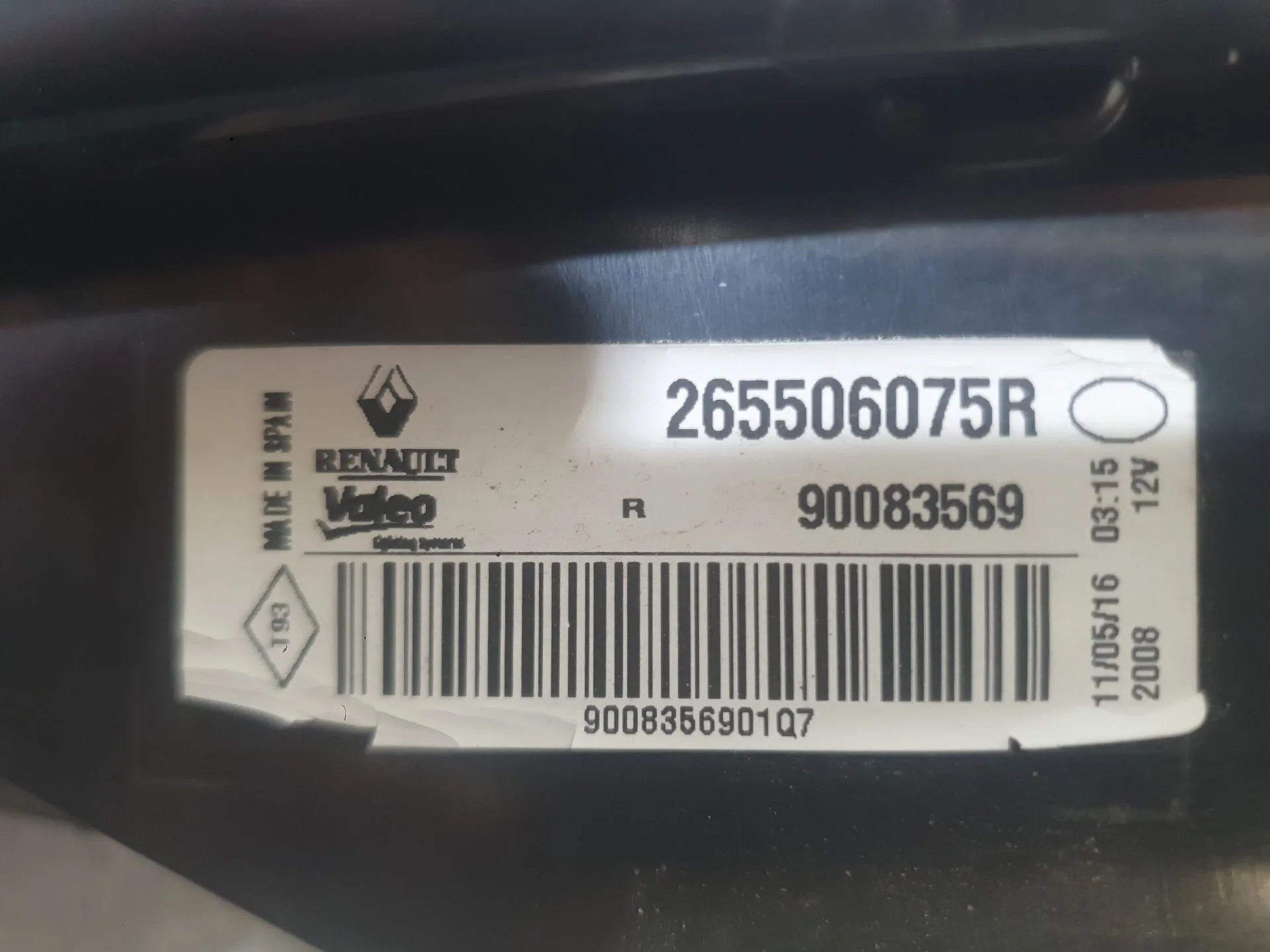 Piloto Trasero Derecho Interior para Renault Megane Iv Hatchback (B9A/M/N_)