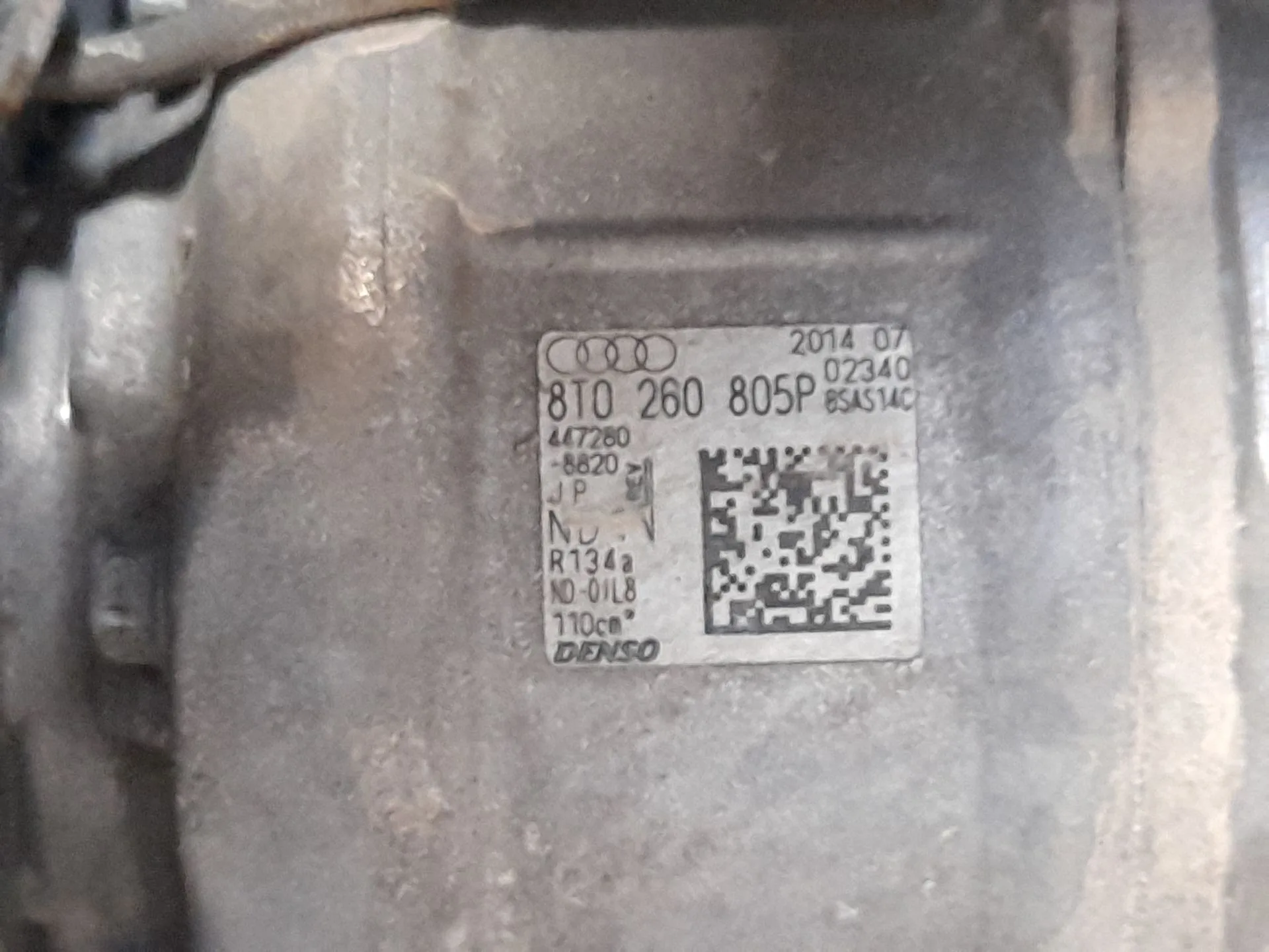 Compresor Aire Acondicionado para Audi A5 Sportback (8Ta)