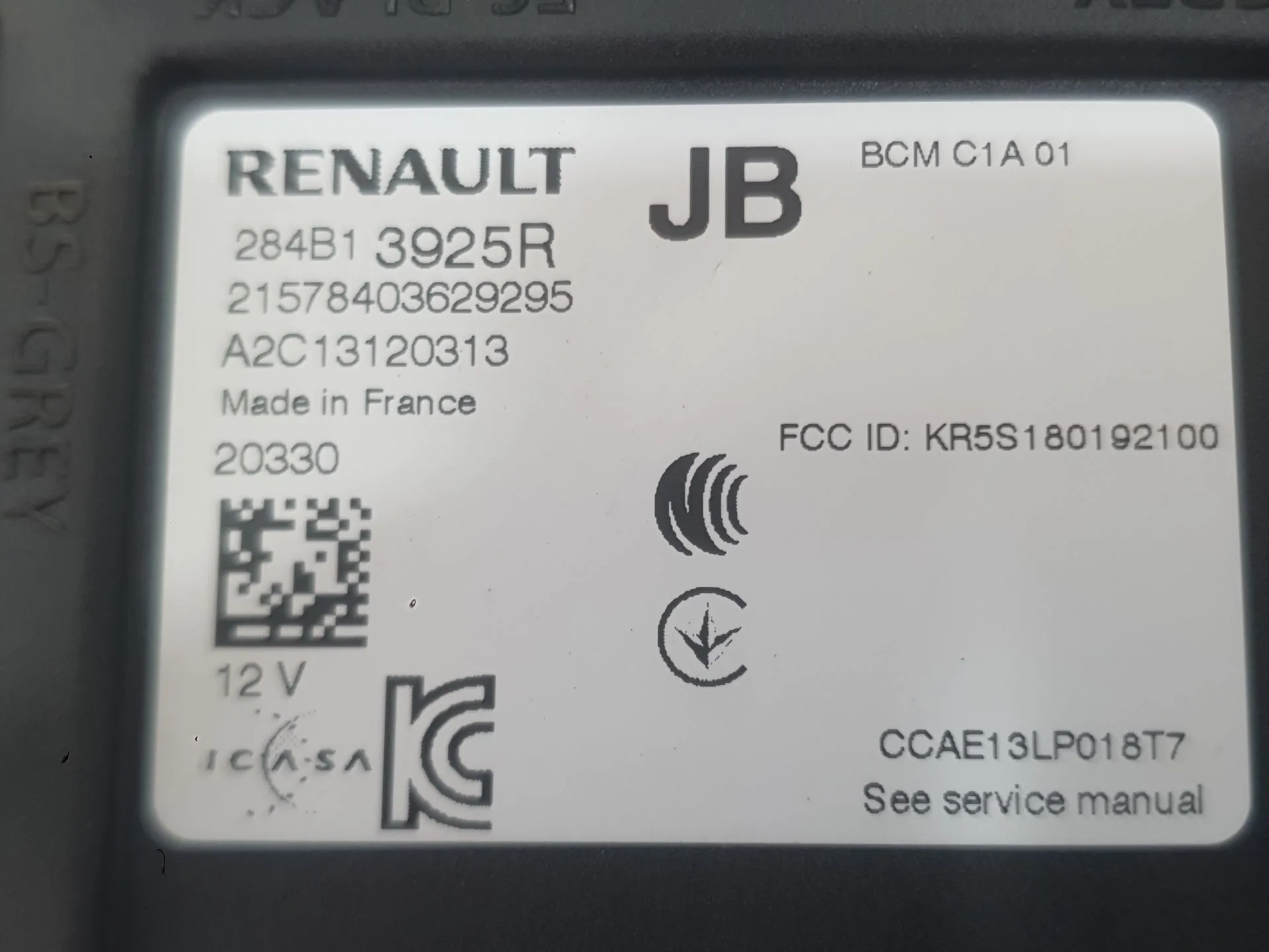 Modulo Electronico para Renault Clio V (B7_)
