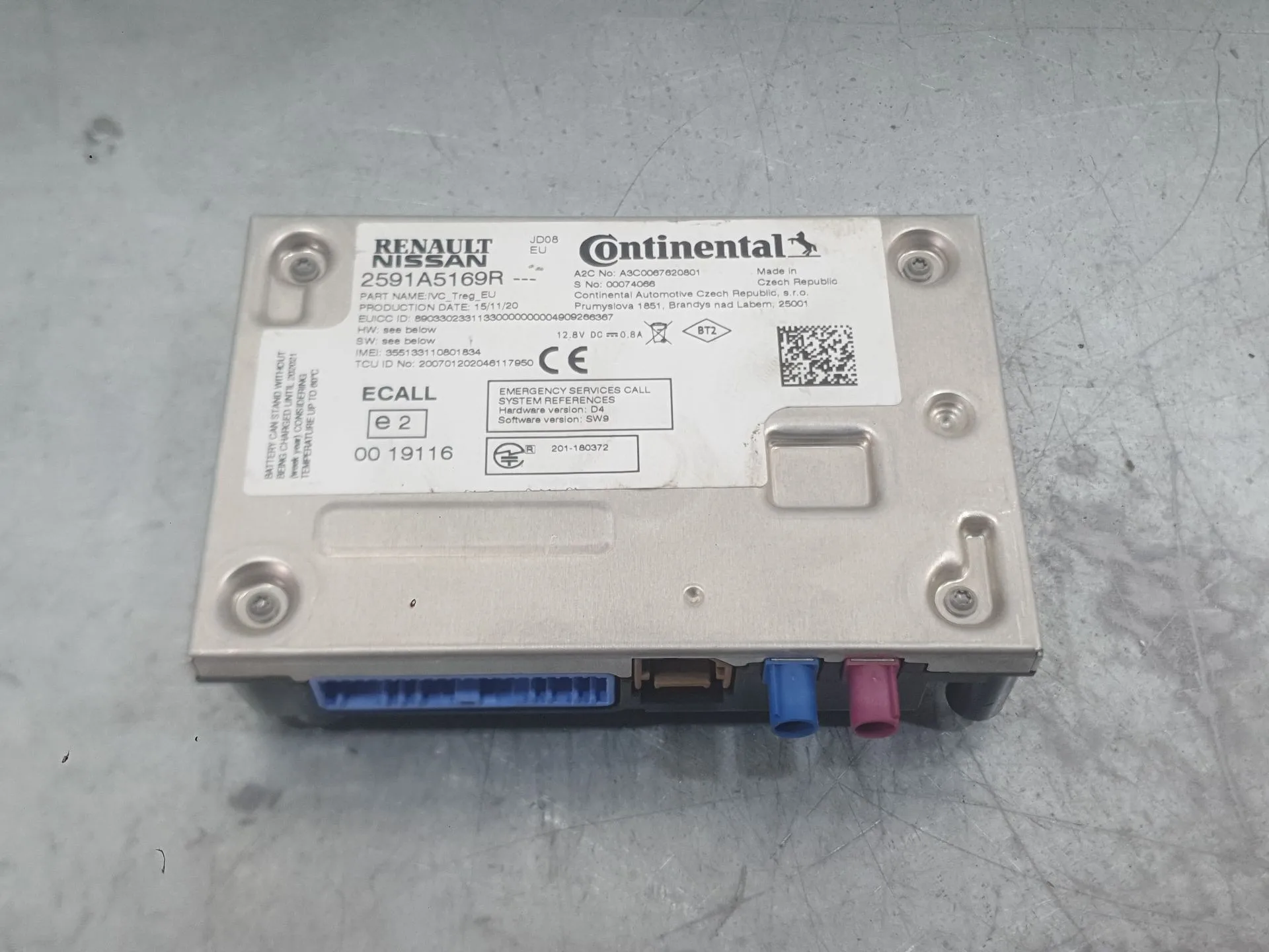 Amplificador Antena para Renault Clio V (B7_)
