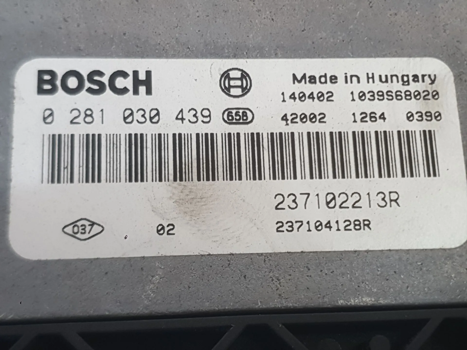 Centralita Motor Uce para Dacia Sandero Ii (B8_)