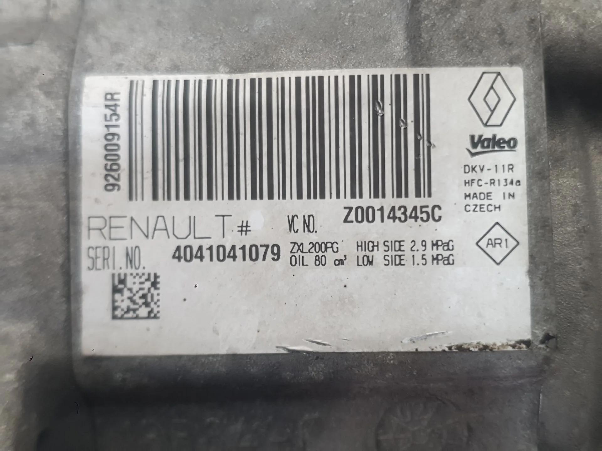 Compresor Aire Acondicionado para Dacia Sandero Ii (B8_)