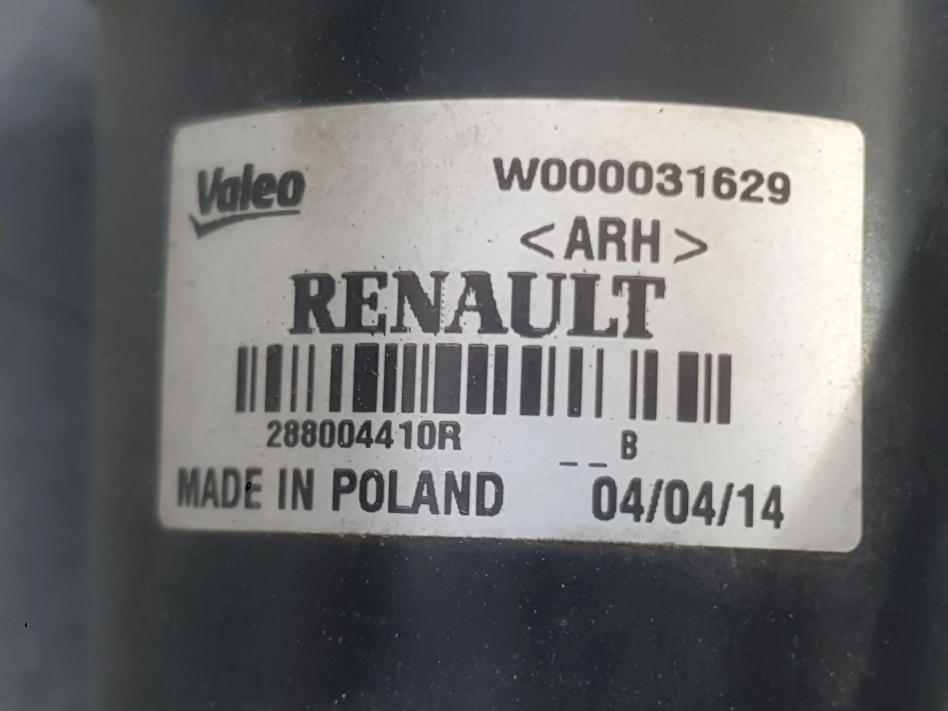 Motor Limpia Delantero para Dacia Sandero Ii (B8_)