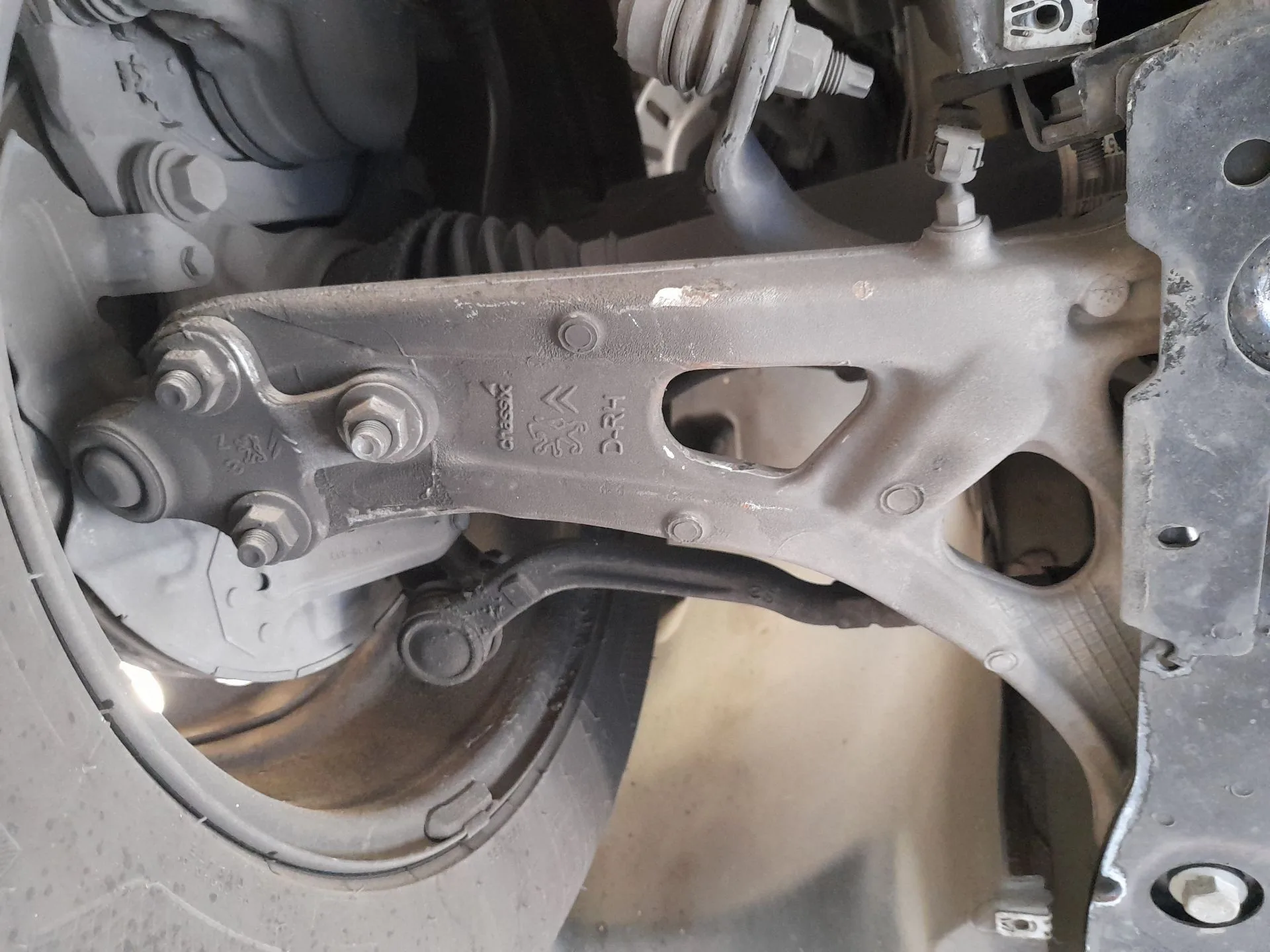 Brazo Suspension Inferior Delantero Derecho para Citroën Berlingo Furgoneta/Monovolumen (K9)