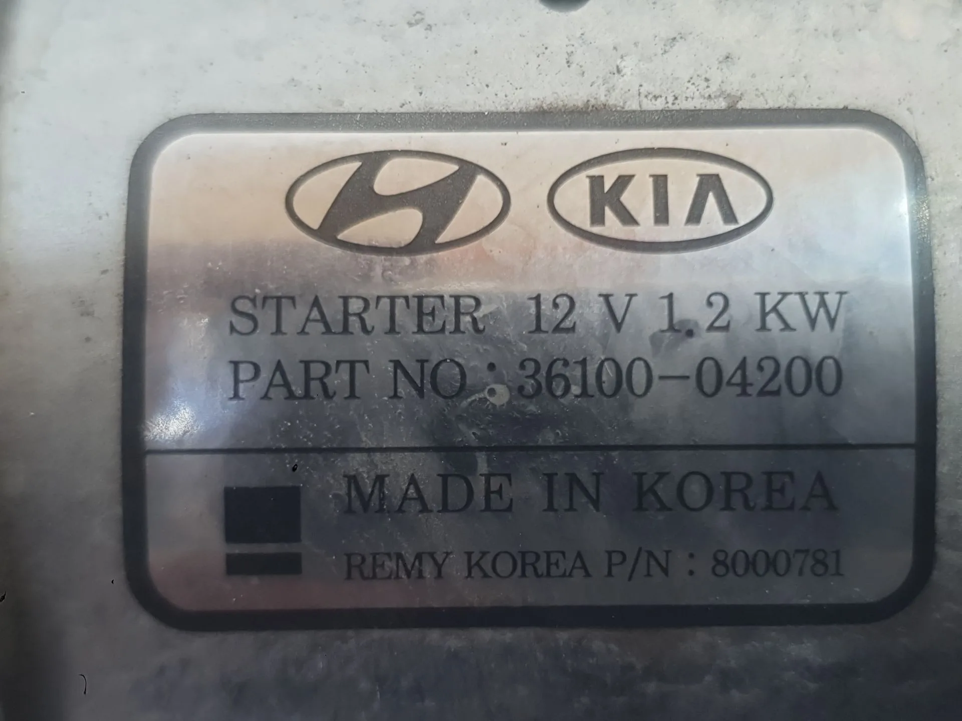 Motor Arranque para Kia Stonic (Yb)