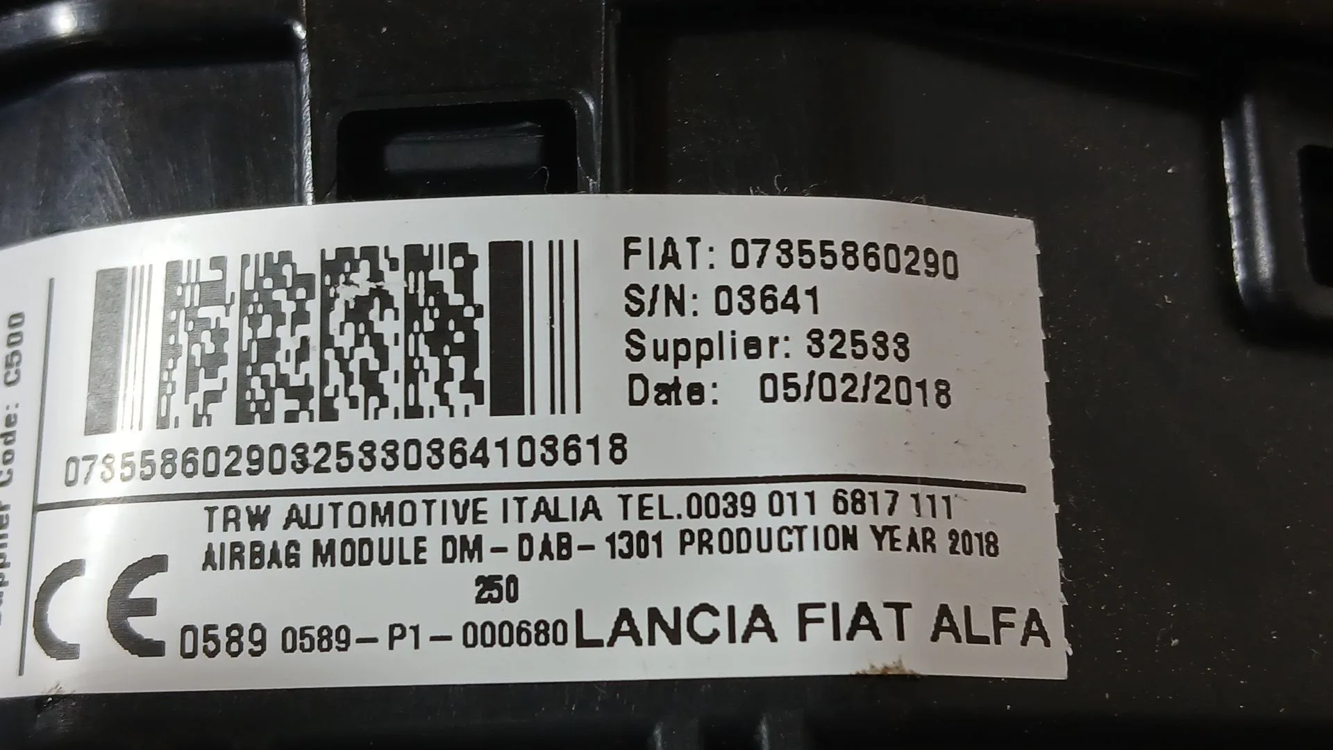 Kit Airbag para Peugeot Boxer Autobus