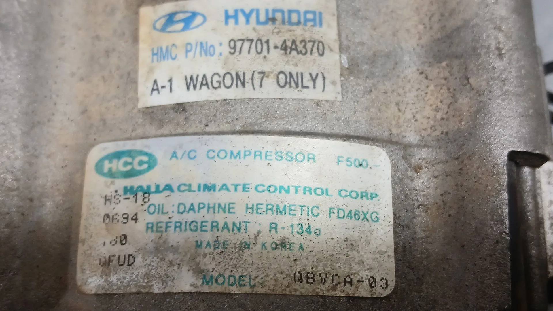 Compresor Aire Acondicionado para Hyundai H-1 / Starex Autobus (A1)