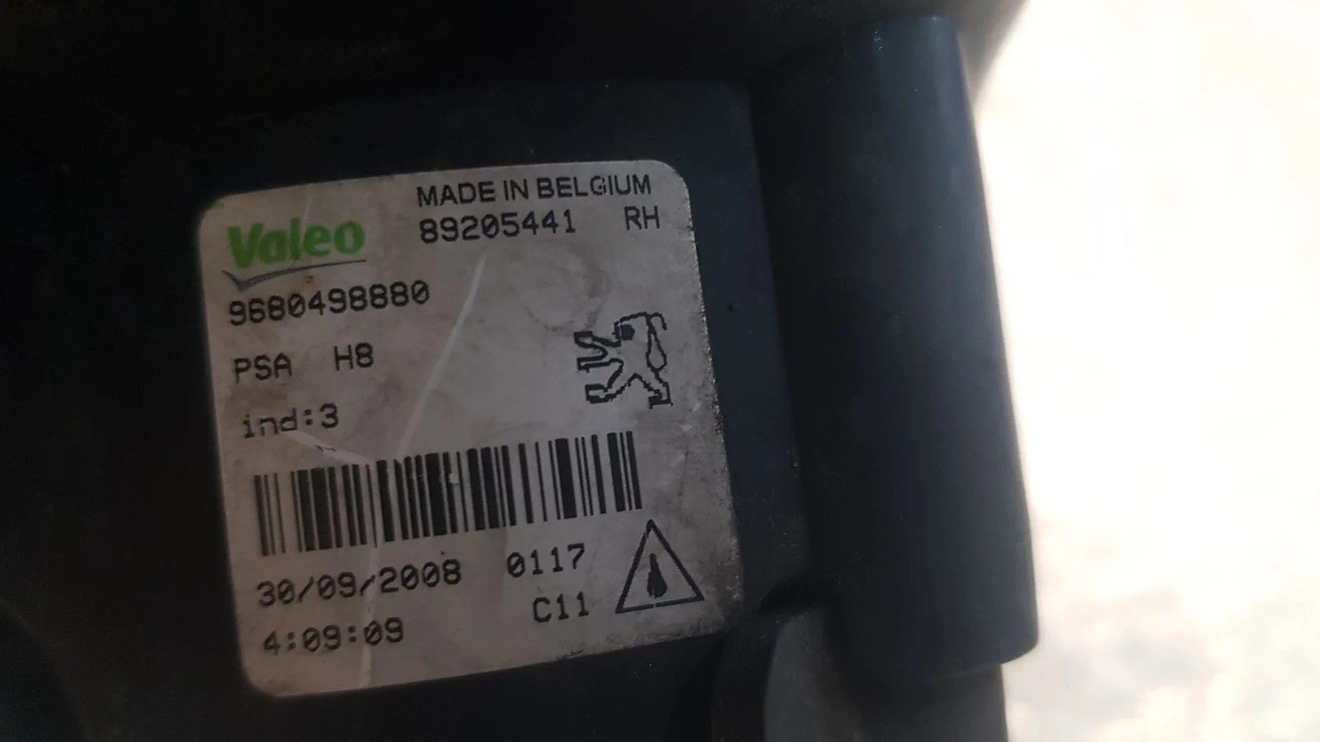 Faro Antiniebla Derecho para Peugeot 308 I (4A_, 4C_)