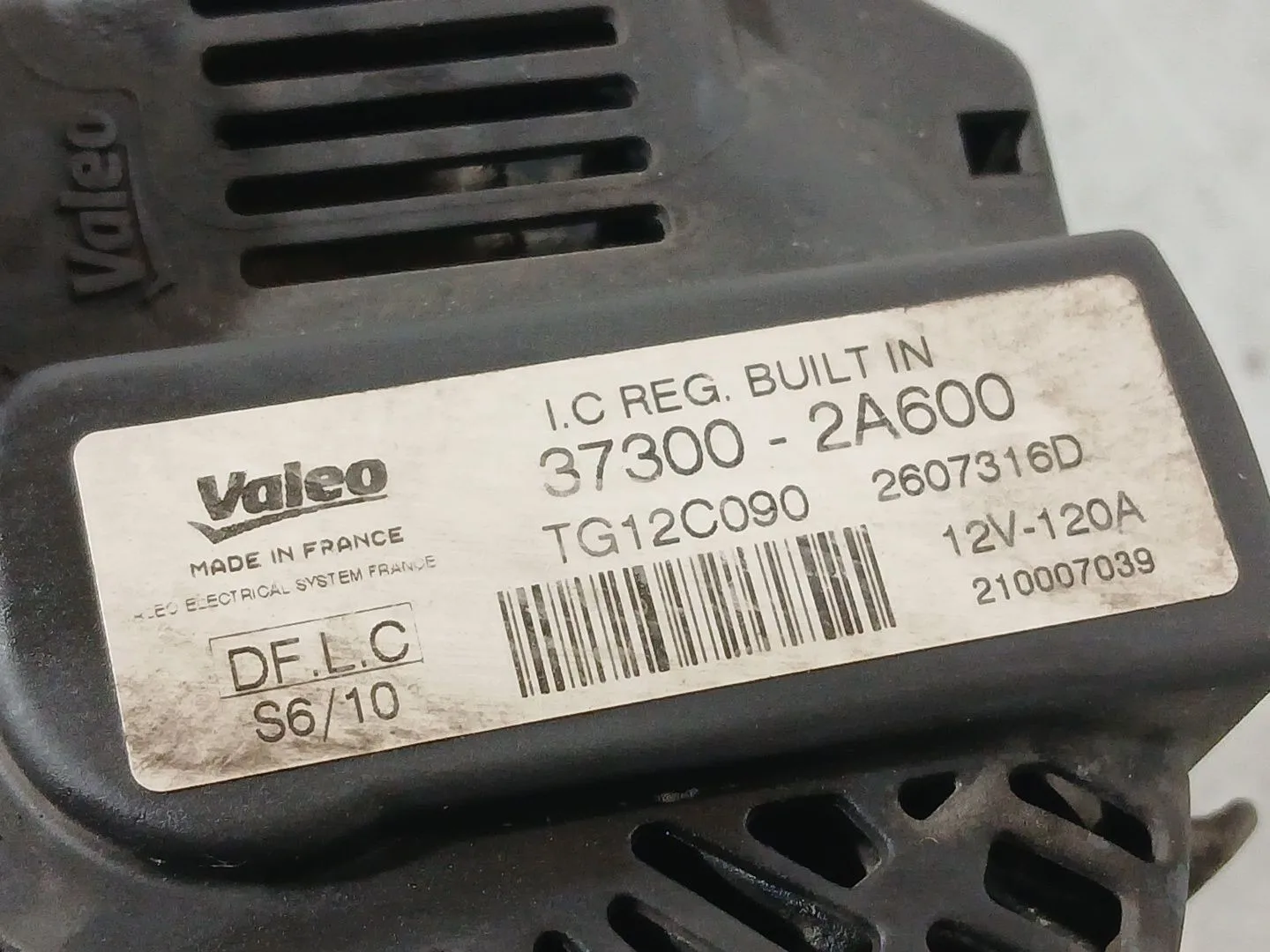 Alternador para Hyundai I30 (Fd)
