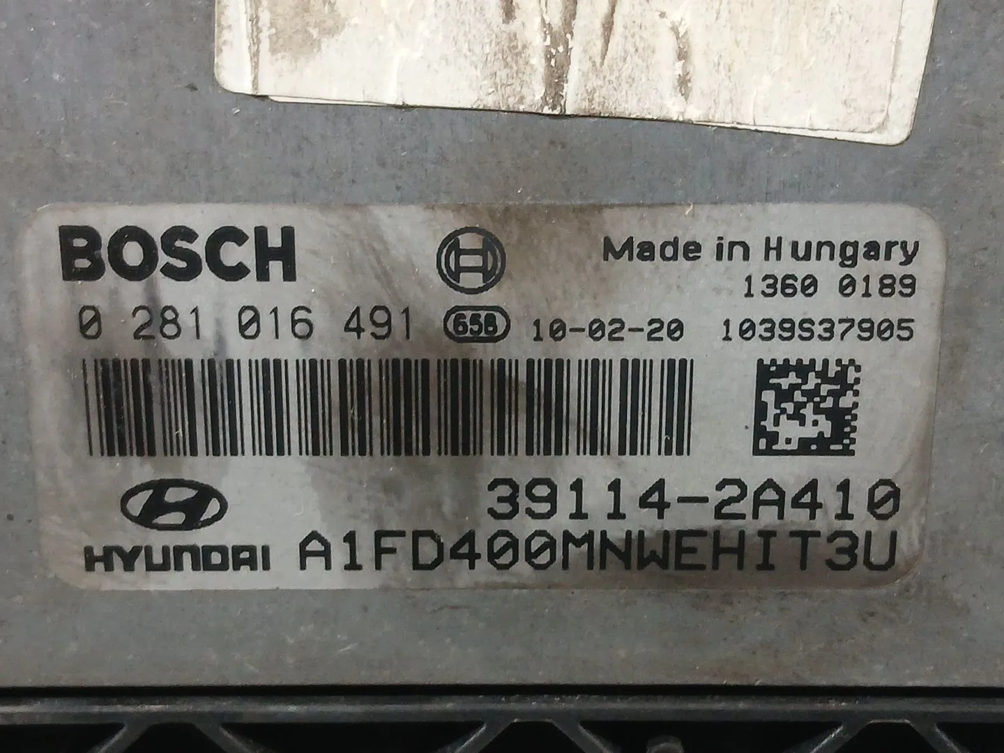 Centralita Motor Uce para Hyundai I30 (Fd)