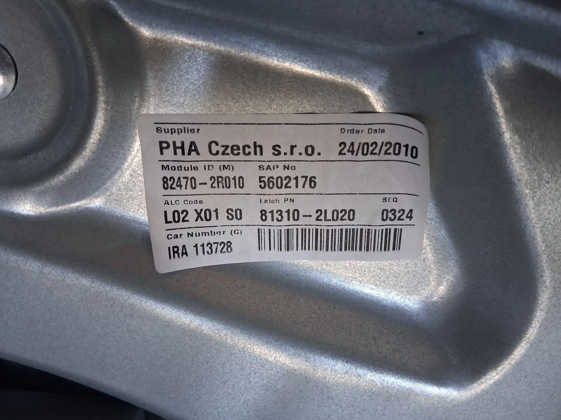 Elevalunas Delantero Izquierdo para Hyundai I30 (Fd)
