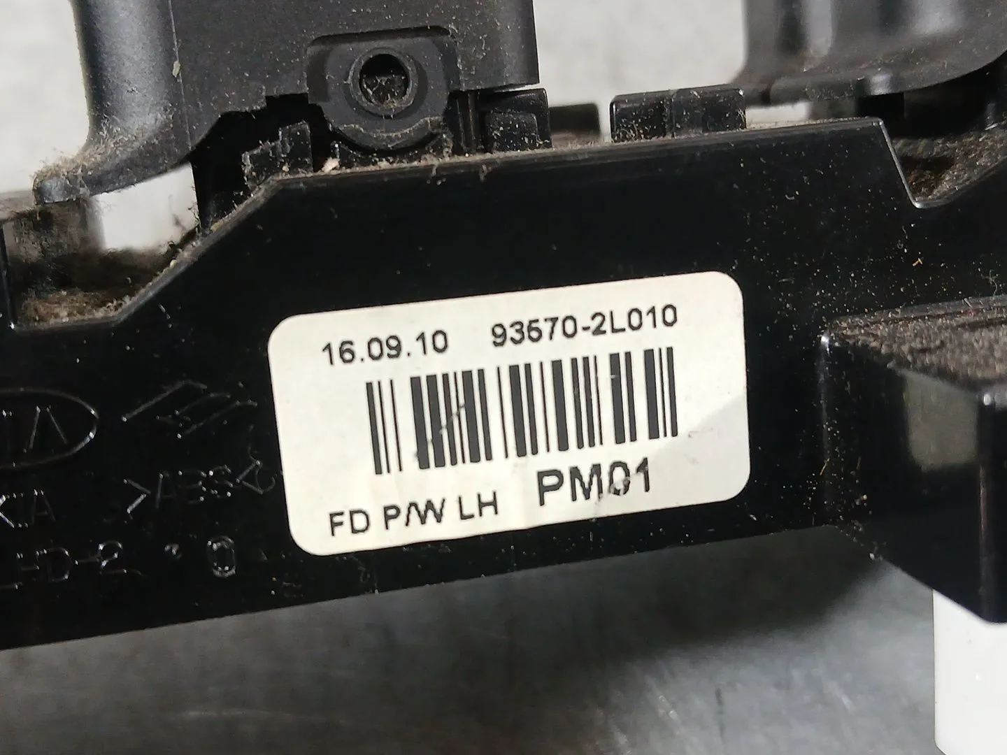 Mando Elevalunas Delantero Izquierdo para Hyundai I30 (Fd)