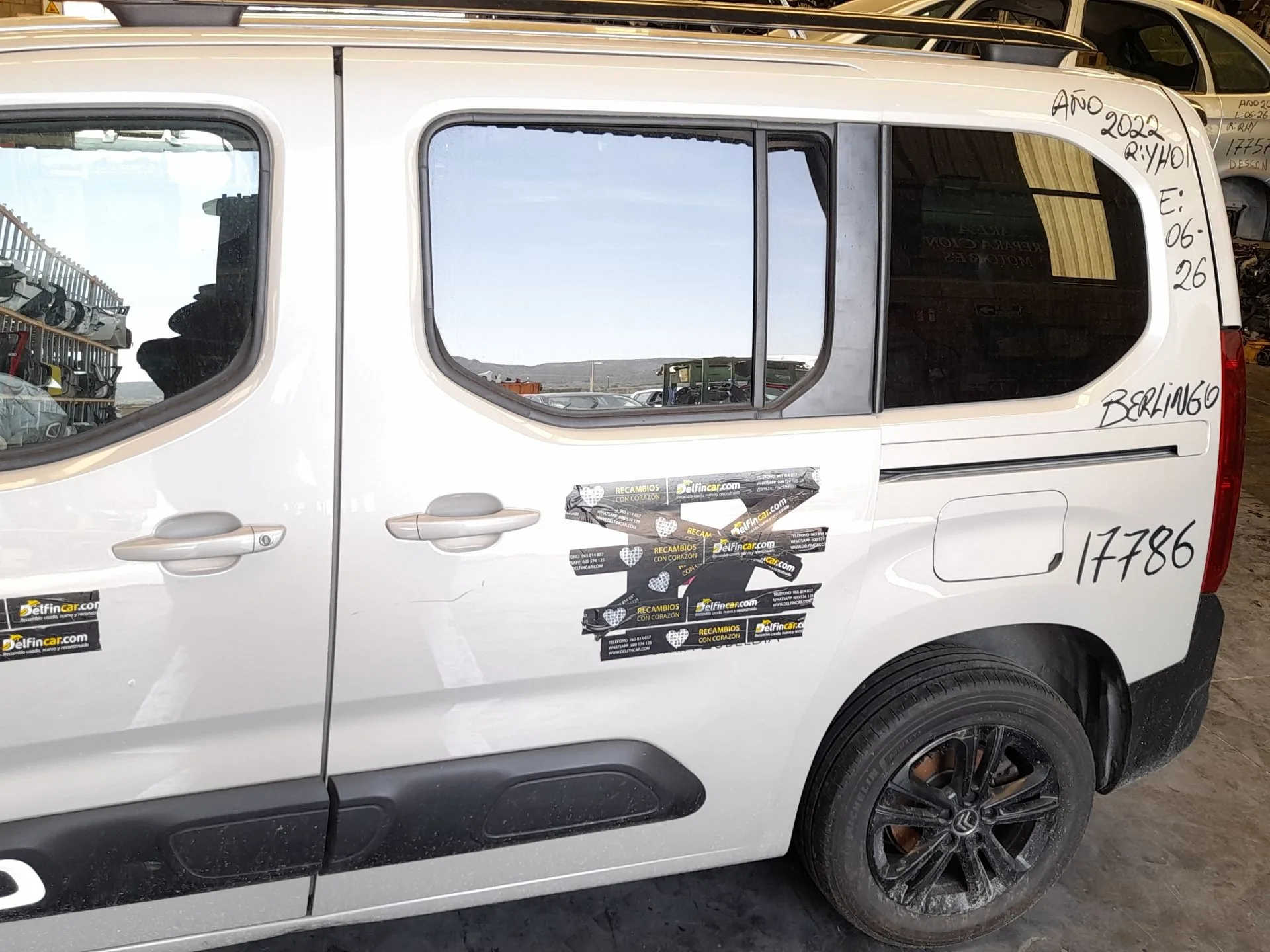 Puerta Lateral Corredera Izquierda para Citroën Berlingo (Er_, Ec_)