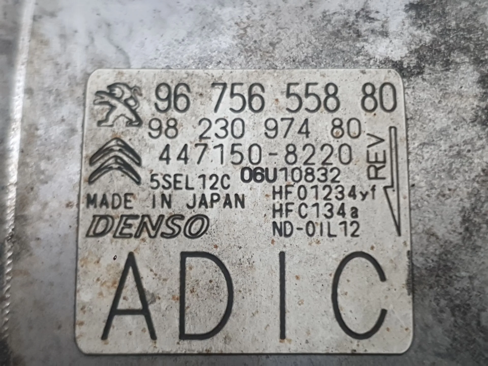 Compresor Aire Acondicionado para Peugeot 5008 Ii (Mc_, Mj_, Mr_, M4_)