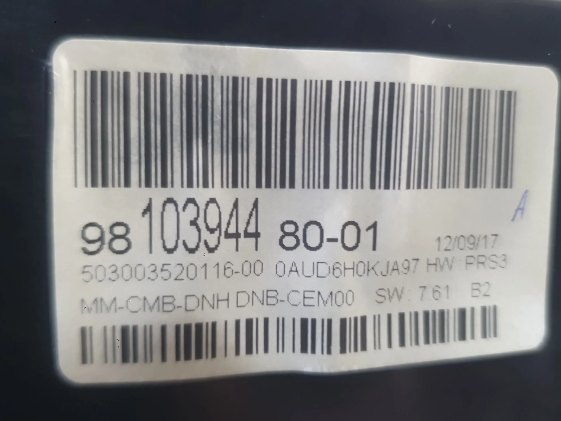 Cuadro Instrumentos para Peugeot 5008 Ii (Mc_, Mj_, Mr_, M4_)