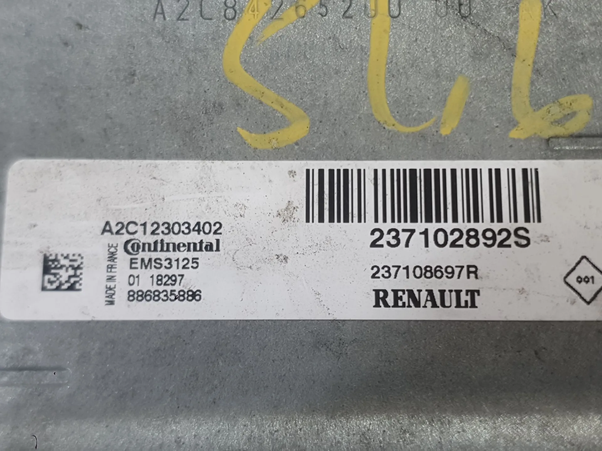 Centralita Motor Uce para Dacia Sandero Ii (B8_)