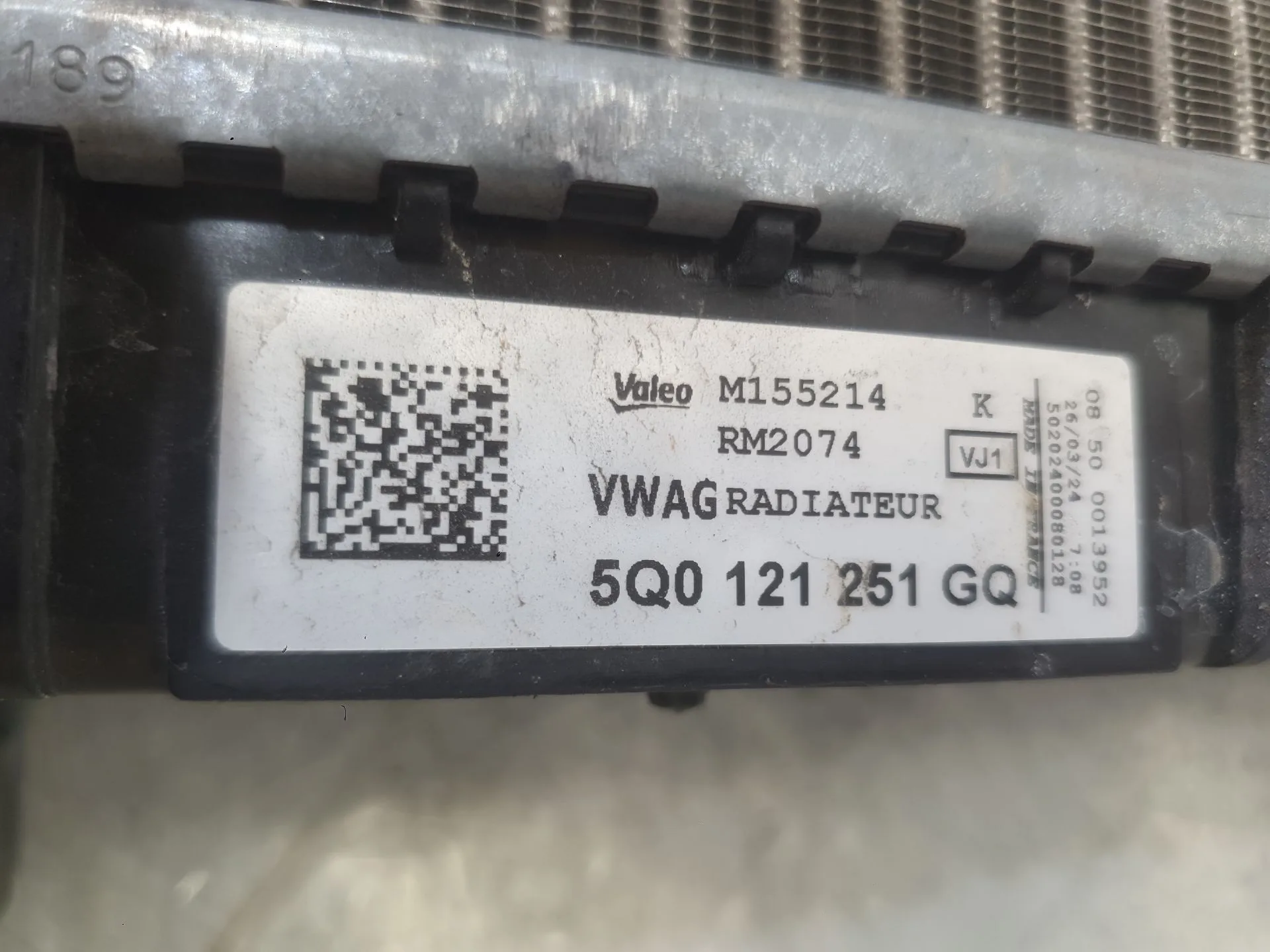 Radiador Agua para Seat Leon (Kl1, Klg)