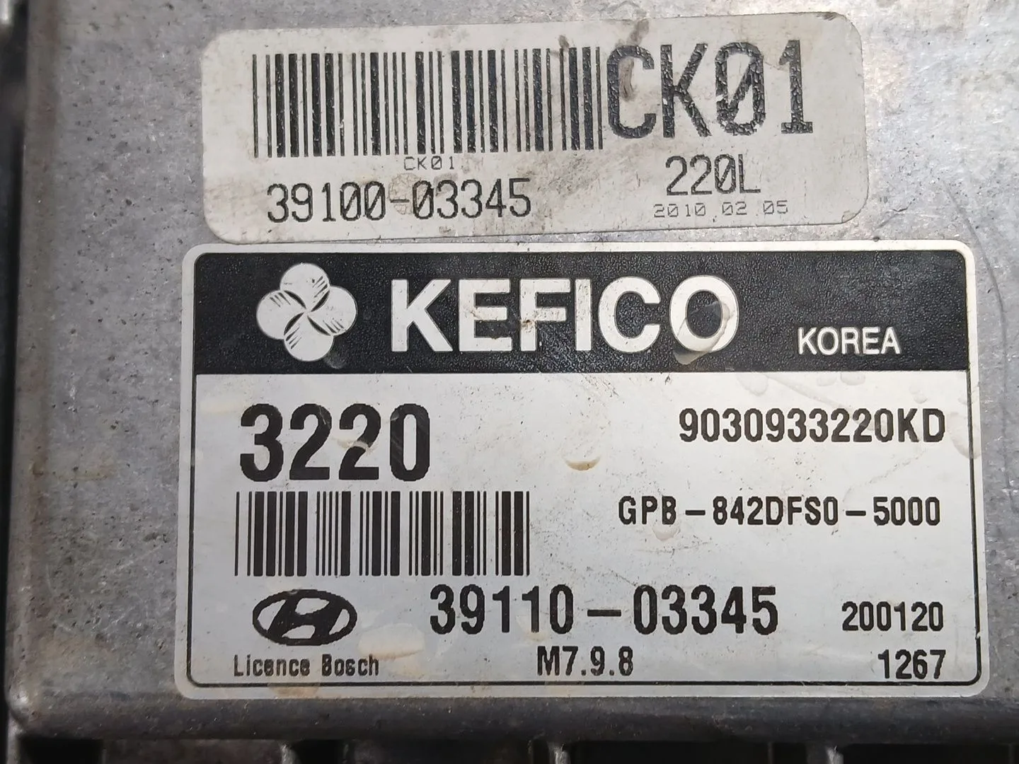 Centralita Motor Uce para Hyundai I20 I (Pb, Pbt)