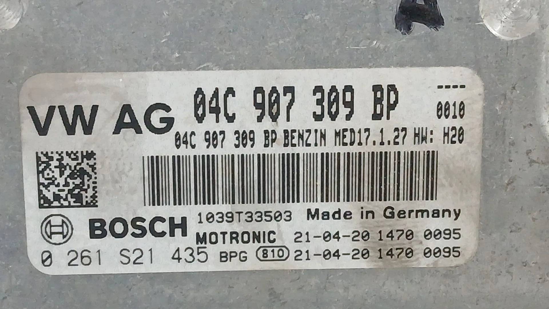 Centralita Motor Uce para Skoda Fabia Iii (Nj3)