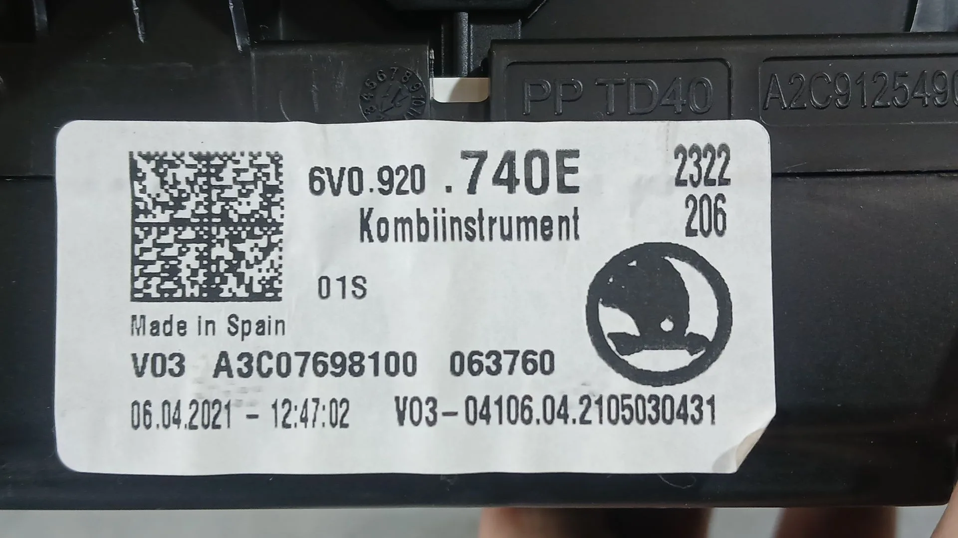 Cuadro Instrumentos para Skoda Fabia Iii (Nj3)